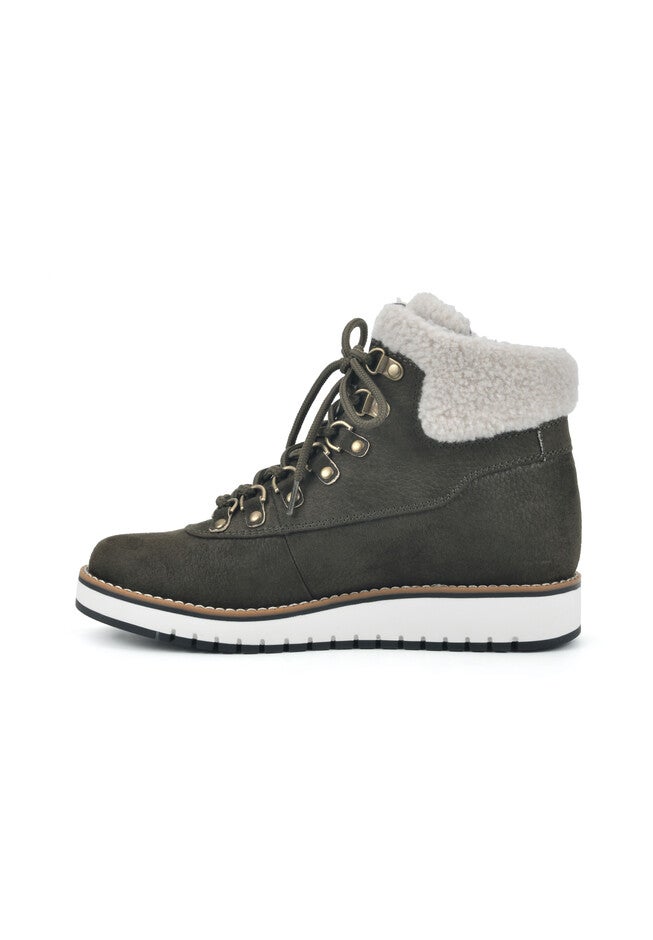 White Mountain Cozy Lace-Up Hiker Bootie, , alternate image number 3