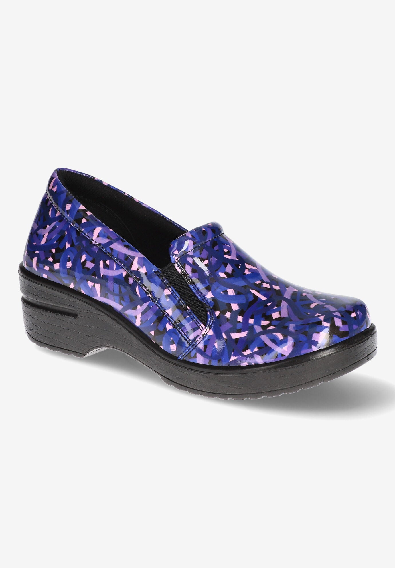 Leeza Slip On , PURPLE BLUE PATENT, hi-res image number 0