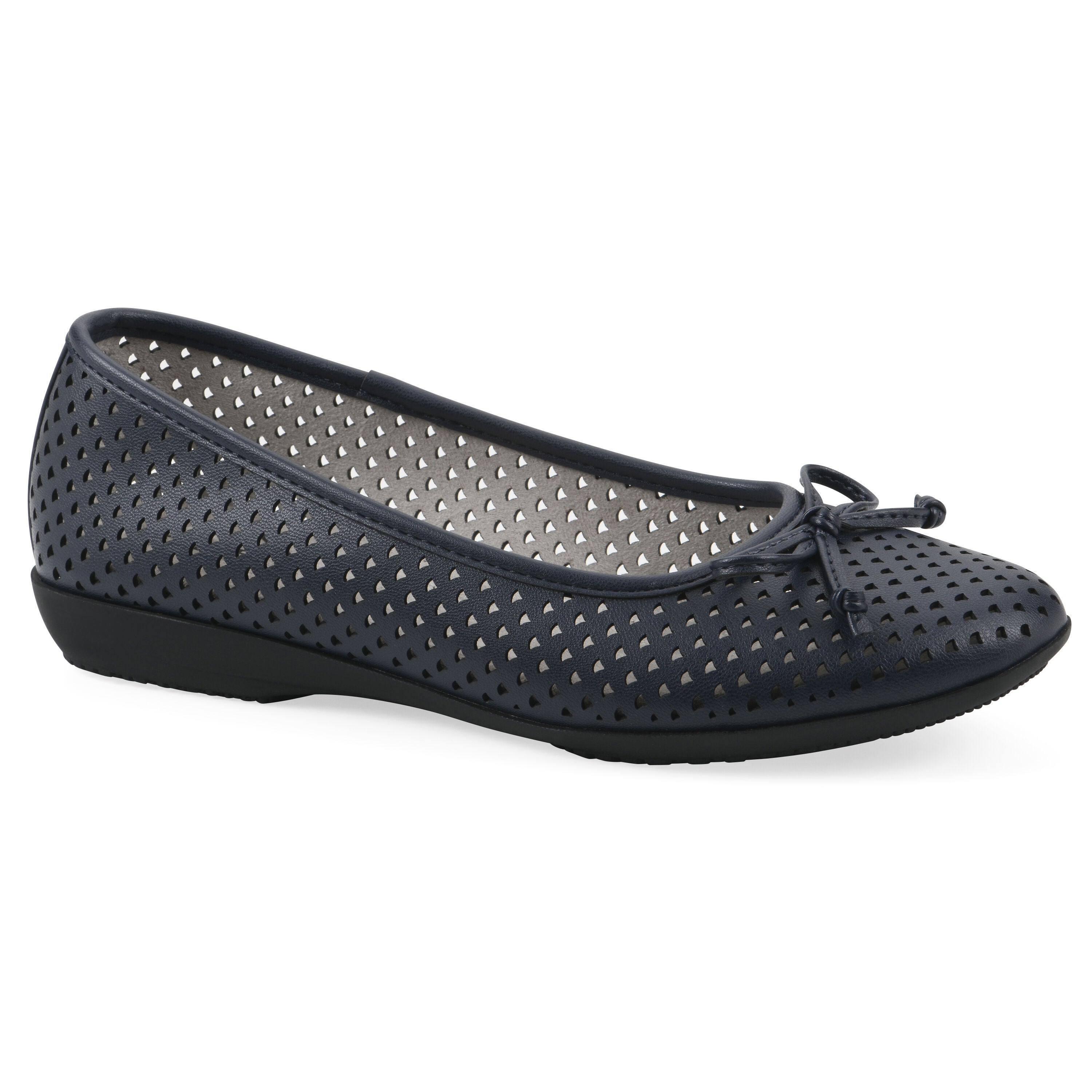 Carris Ballet Flat, NAVY SMOOTH, hi-res image number 0