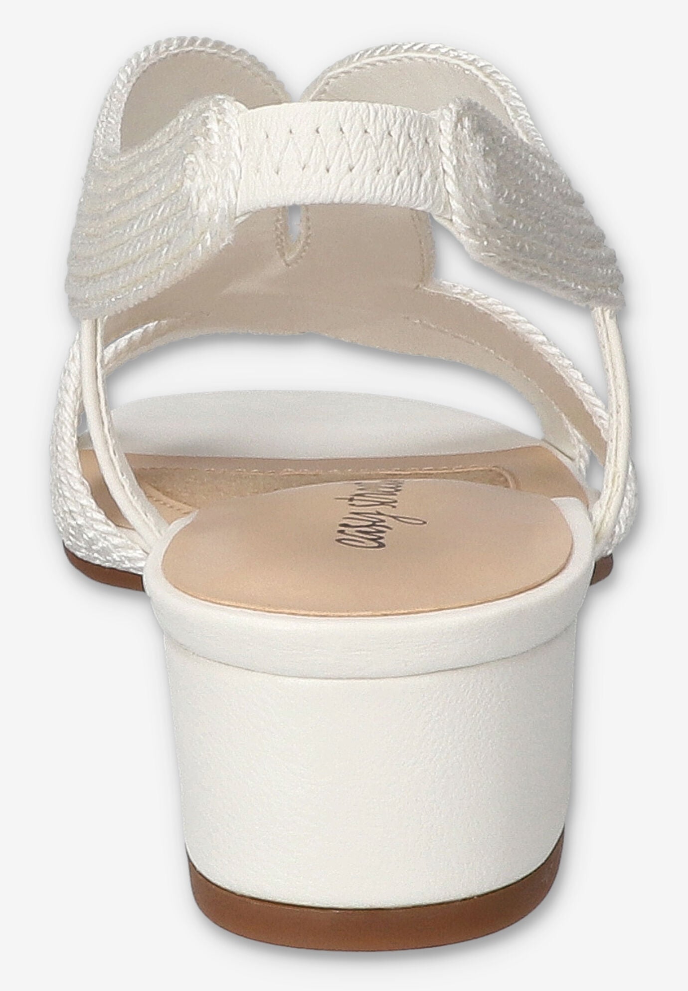 Festival Block Heel Sandal, WHITE WOVEN, alternate image number 3