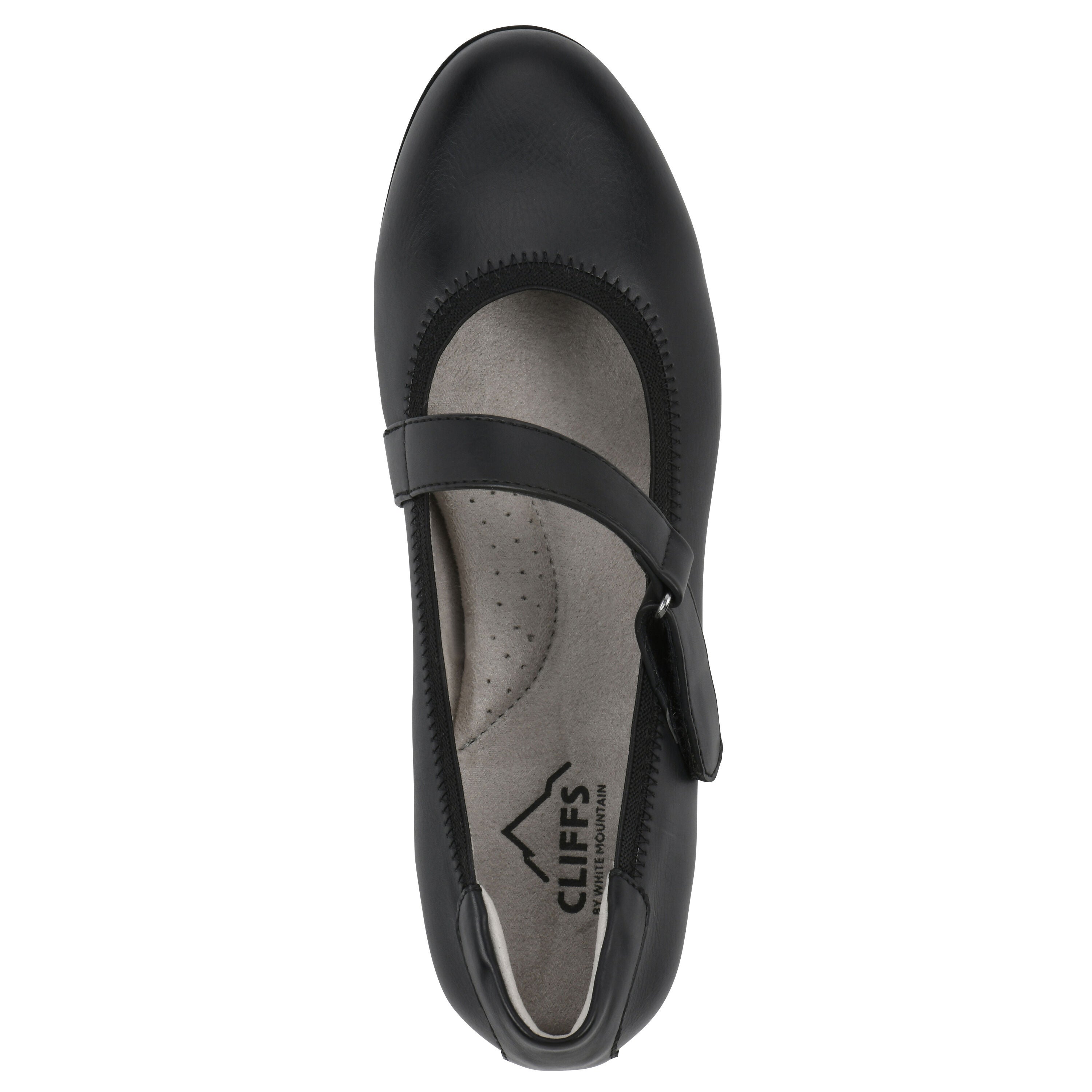 Carwen Mary Jane Flat, BLACK SMOOTH, alternate image number 4