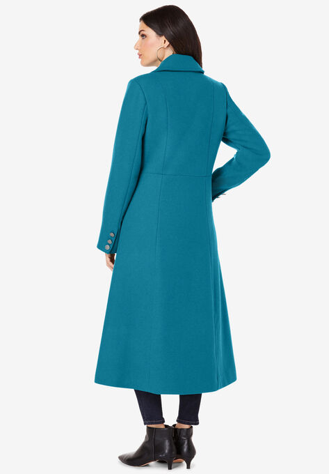 Long Wool-Blend Coat, , on-hover image number null