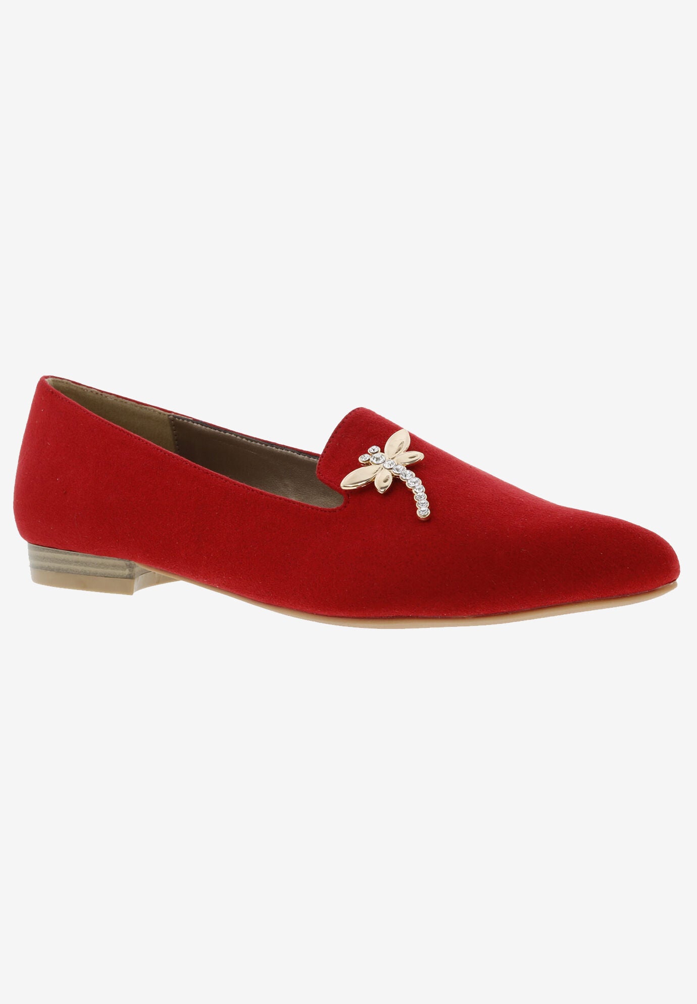 Dragonfly Loafer, RED MICRO SUEDE, hi-res image number 0