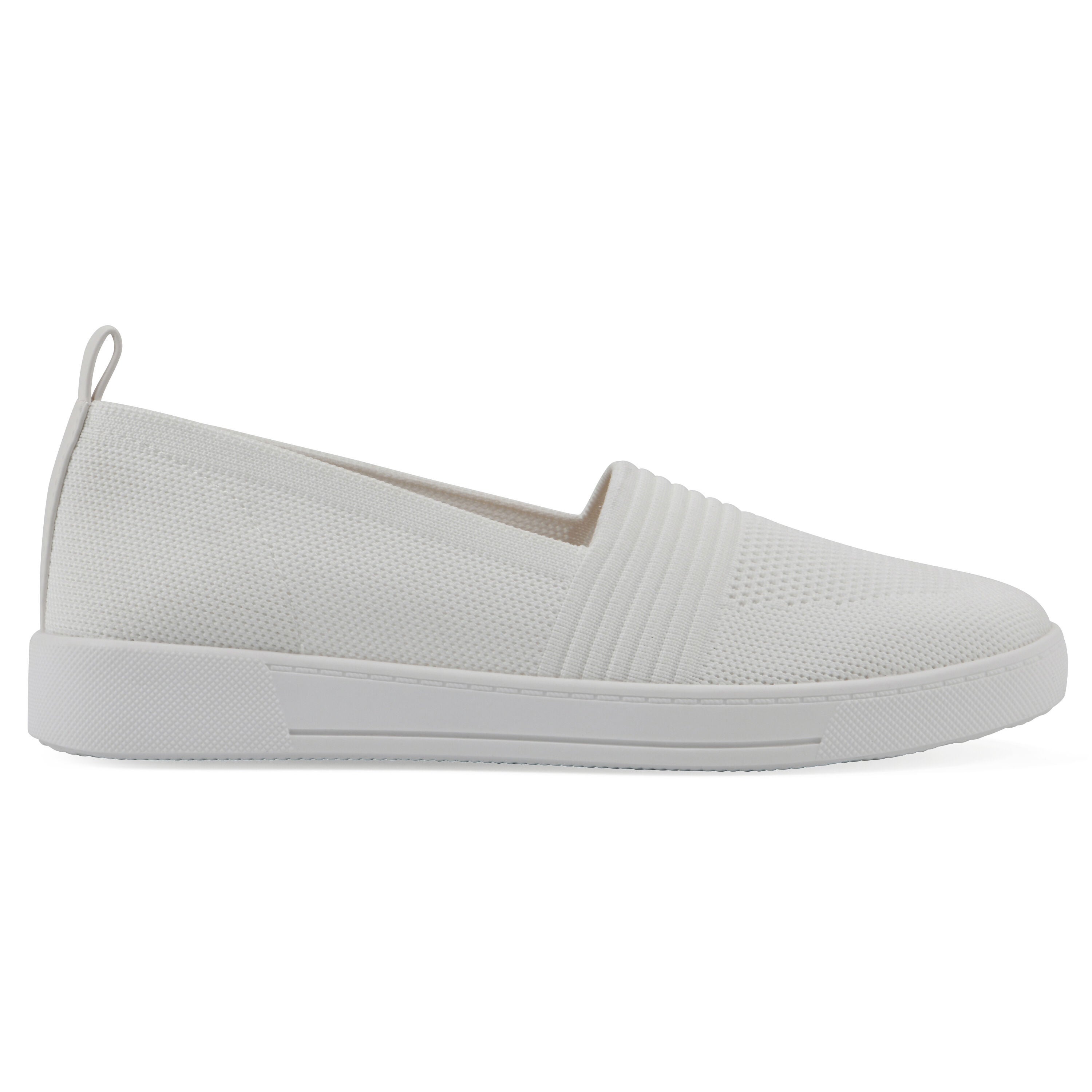 Upright Slip On Sneaker, WHITE FABRIC, alternate image number 2