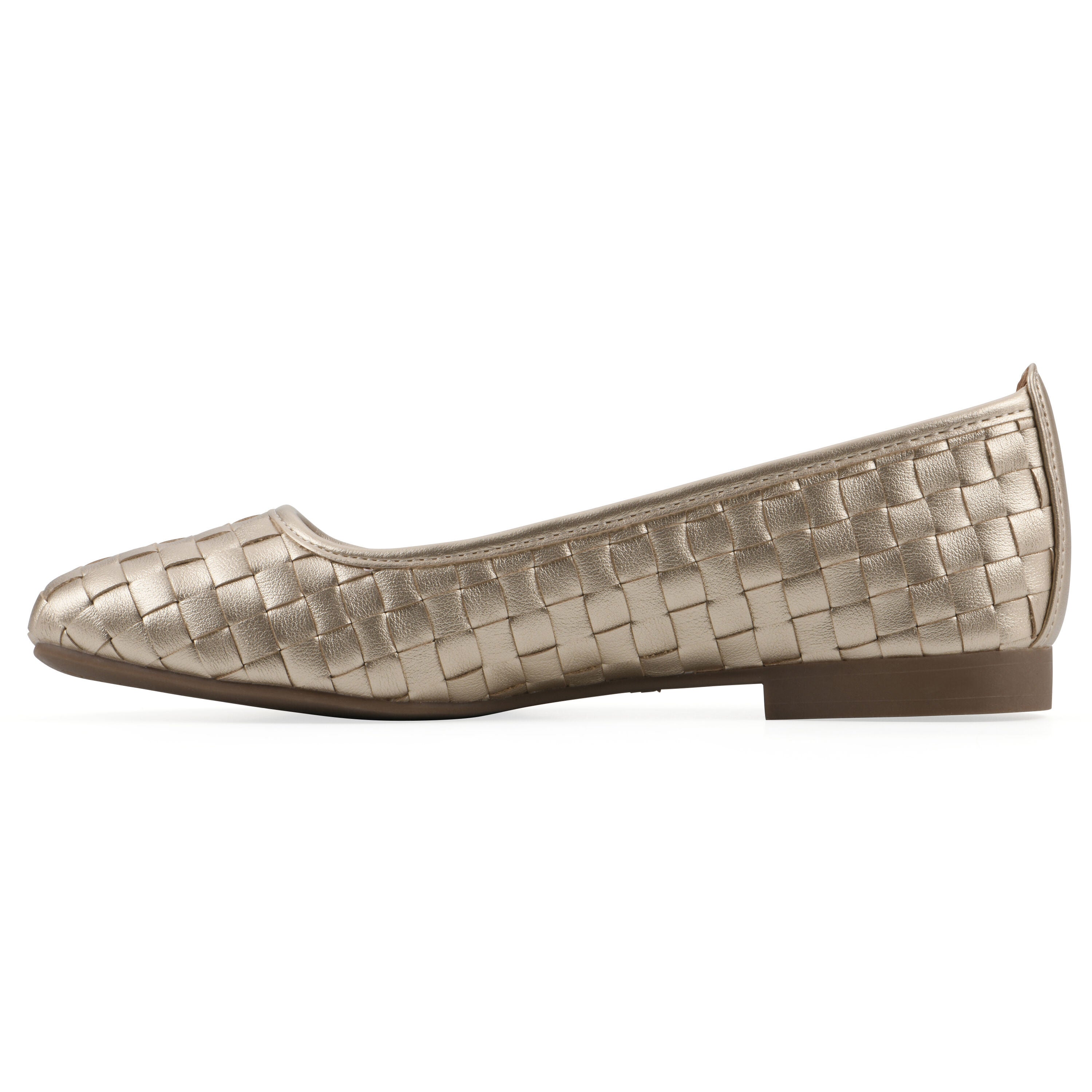 Boccie Ballet Flat, LIGHT GOLD SMOOTH, alternate image number 3