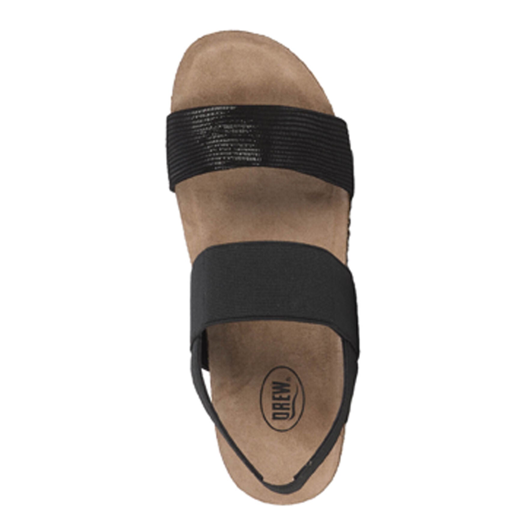 Maeve Stretch Strap Sandal, BLACK, alternate image number 6
