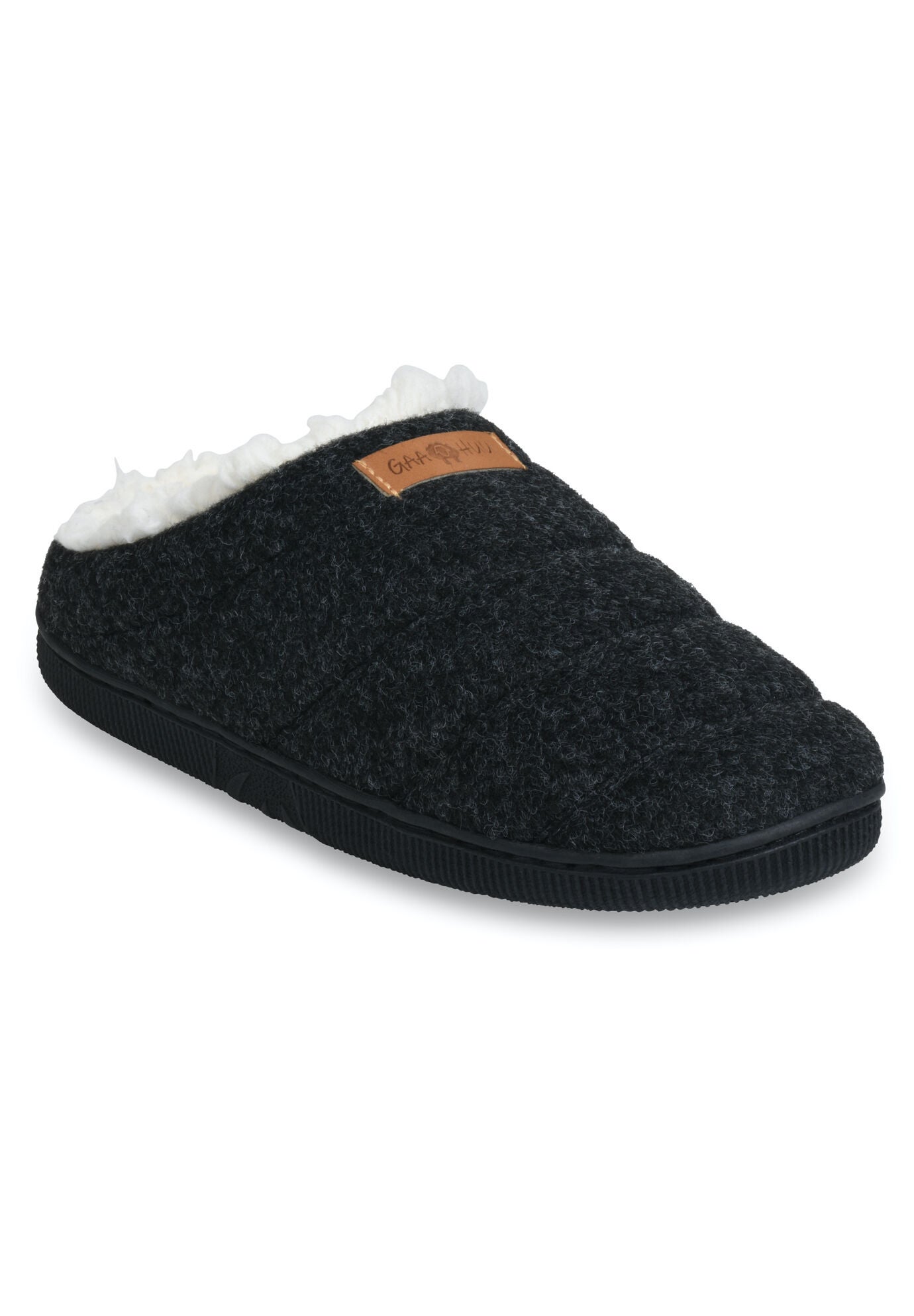 Dearfoams women's velour sales bootie with boa flat
