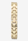 Goldtone Genuine Diamond Accent Fashion Multi-Chain Bracelet with Gold Face, 7 inches, , on-hover image number null