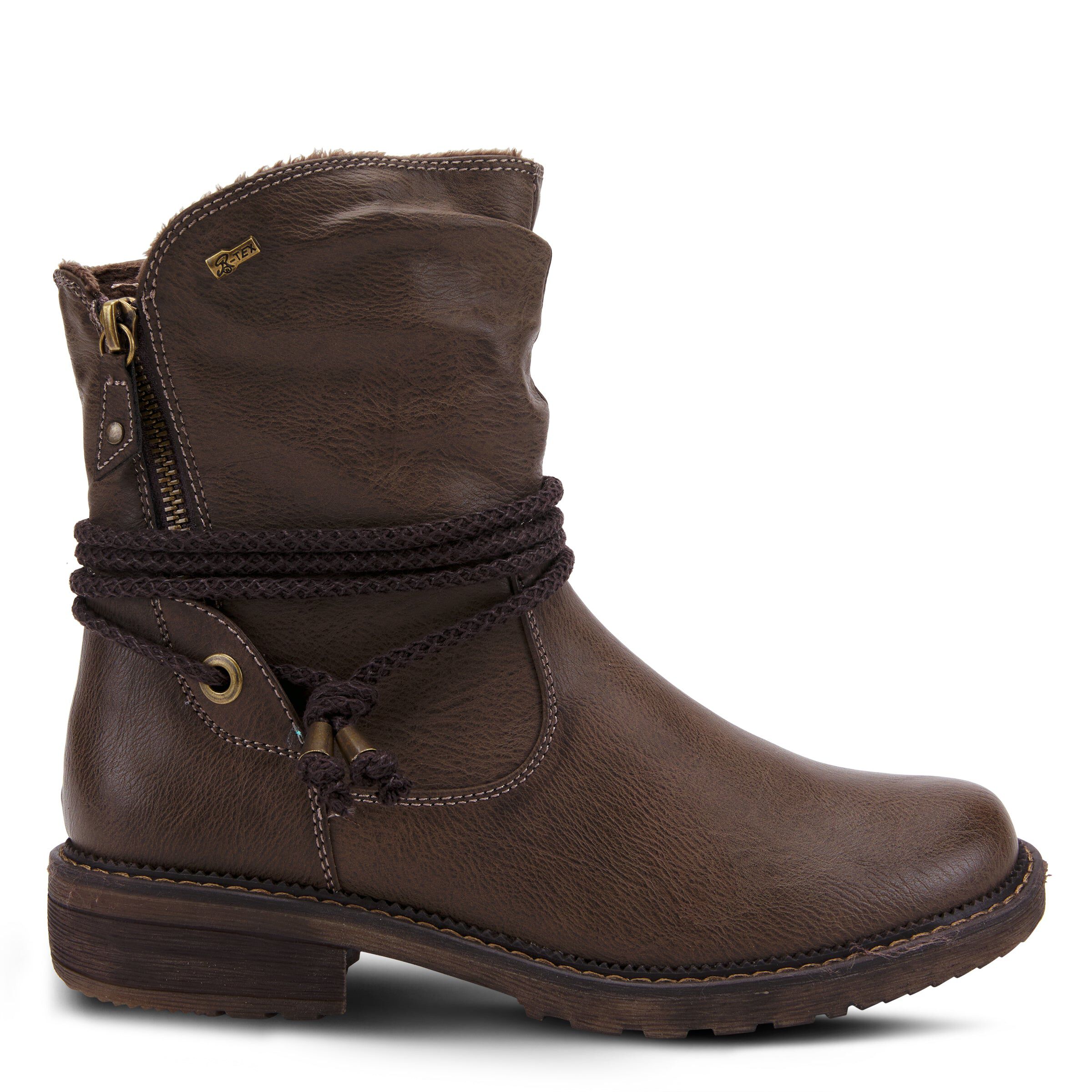 Kathie Mid Calf Boots, TAUPE, alternate image number 4