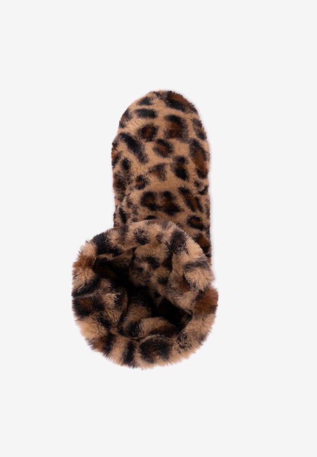 Faux Fur Slipper Sock, , alternate image number null