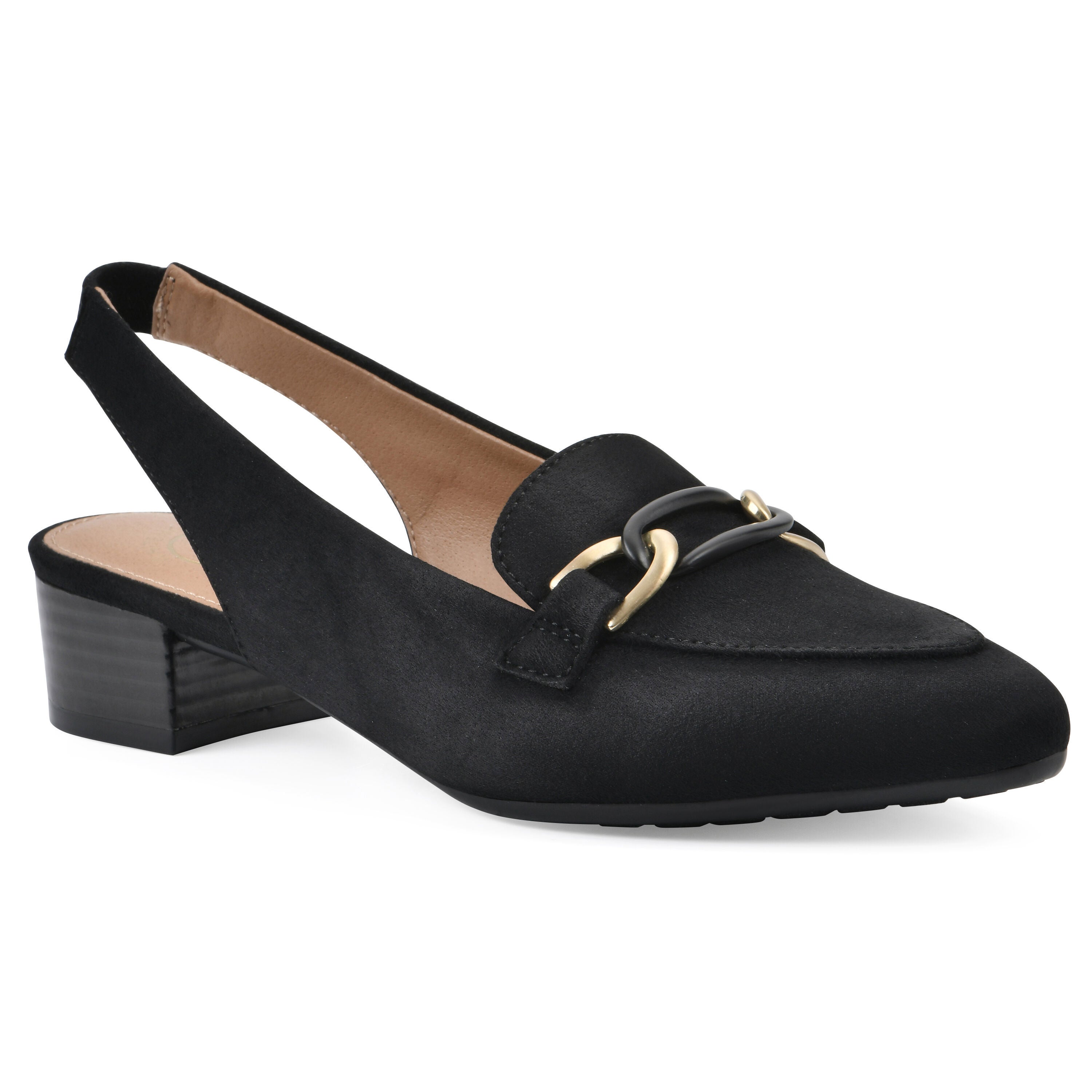 Boreal Slingback Heel, BLACK FABRIC, hi-res image number 0