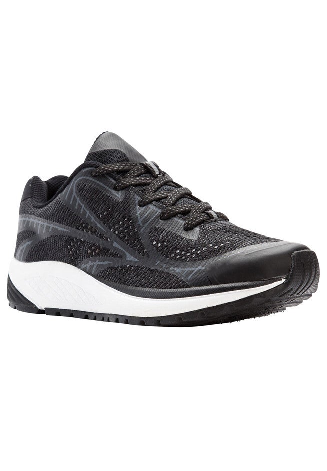 Propet One LT Sneaker by Propet®, BLACK GREY, hi-res image number 0