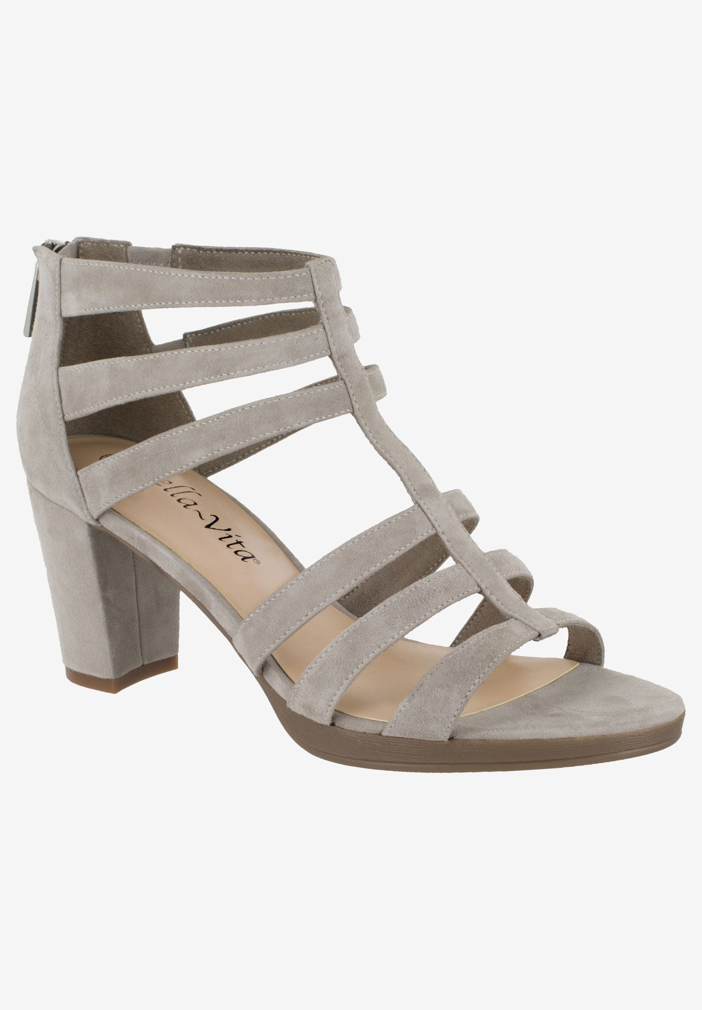 Leah Sandal&nbsp; &nbsp;, STONE KID SUEDE, hi-res image number 0