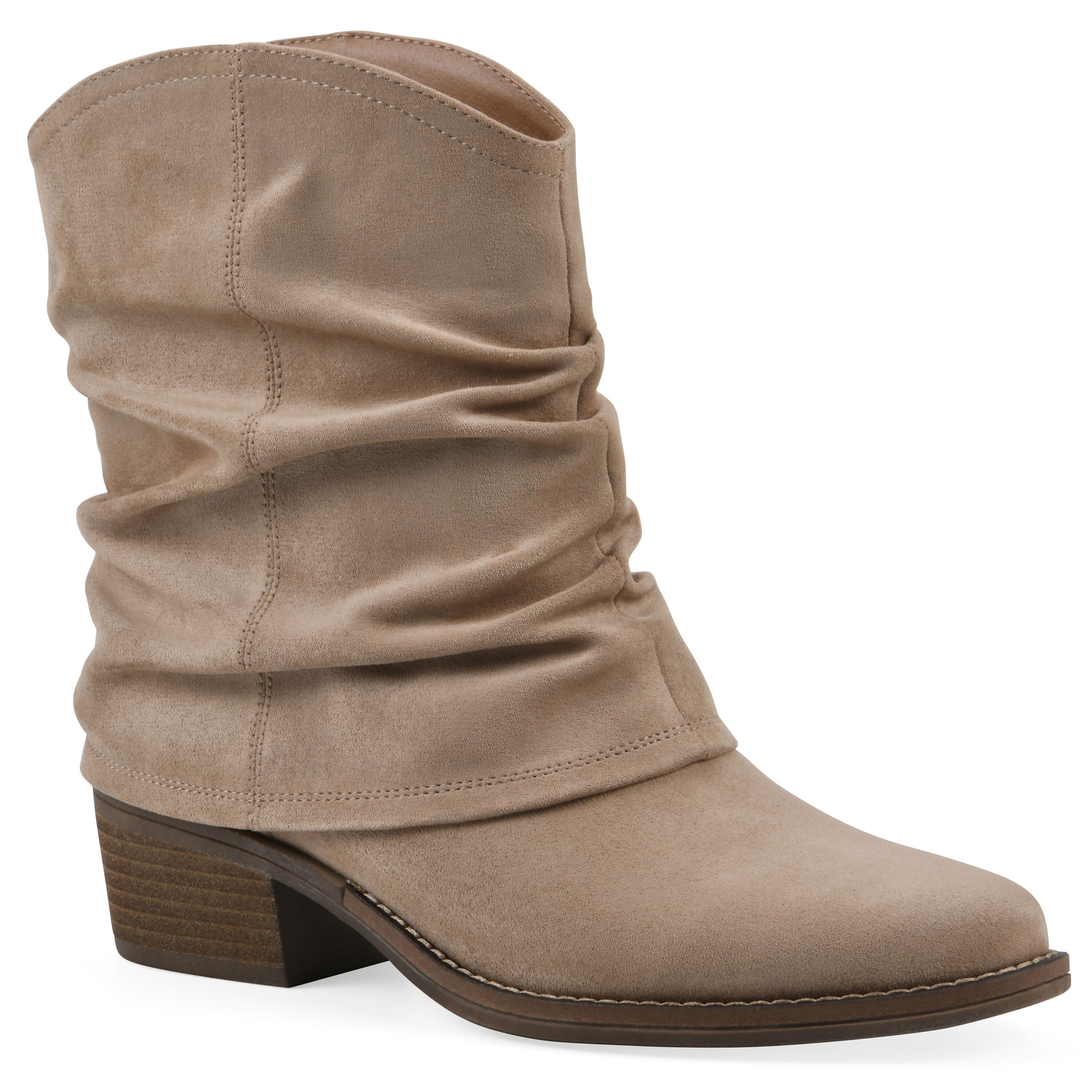 Alden Mid Calf Western Bootie, BEACHWOOD FABRIC, hi-res image number 0