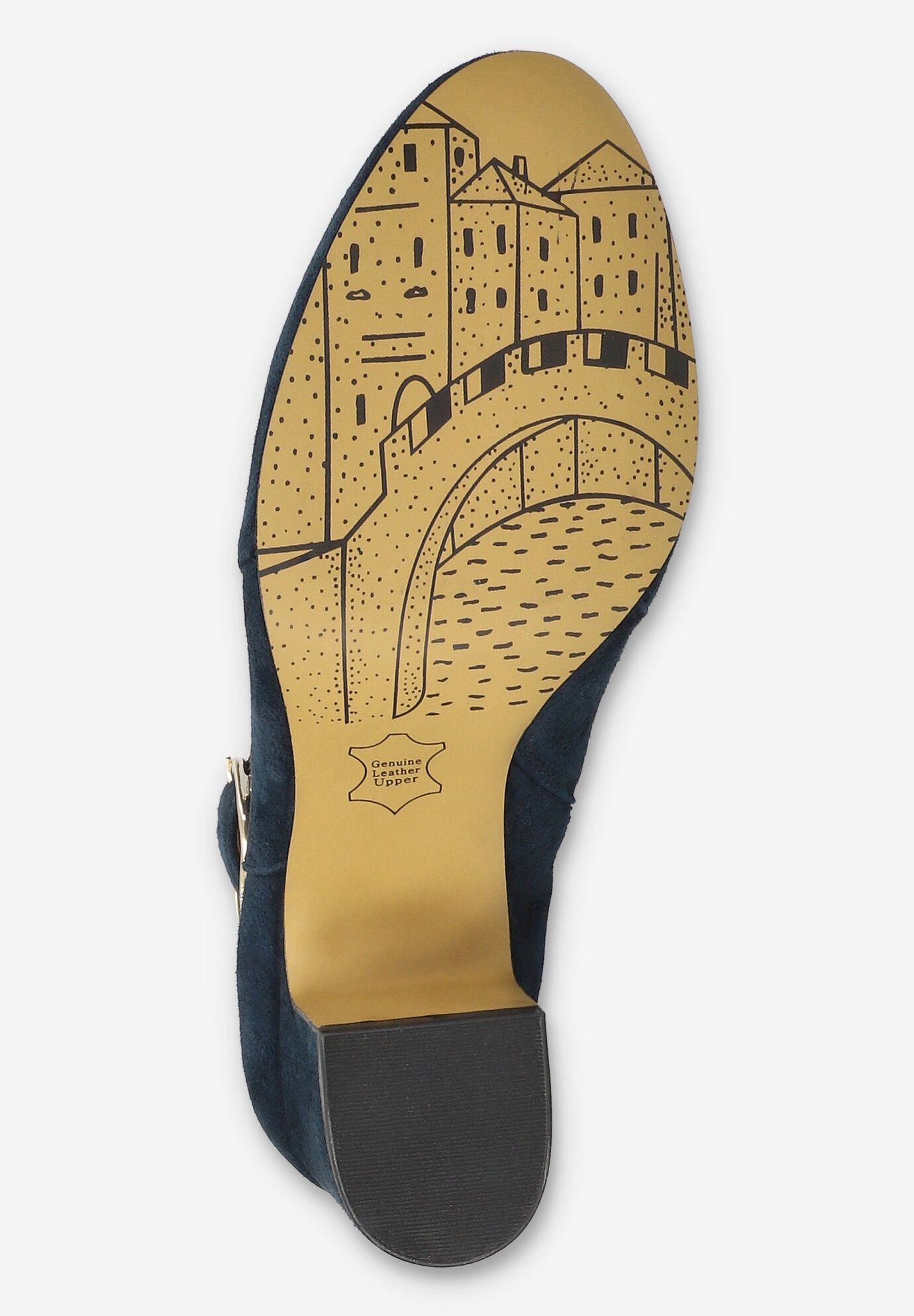 Gamela Dress Ankle Boot, NAVY SUEDE LEATHER, alternate image number 5