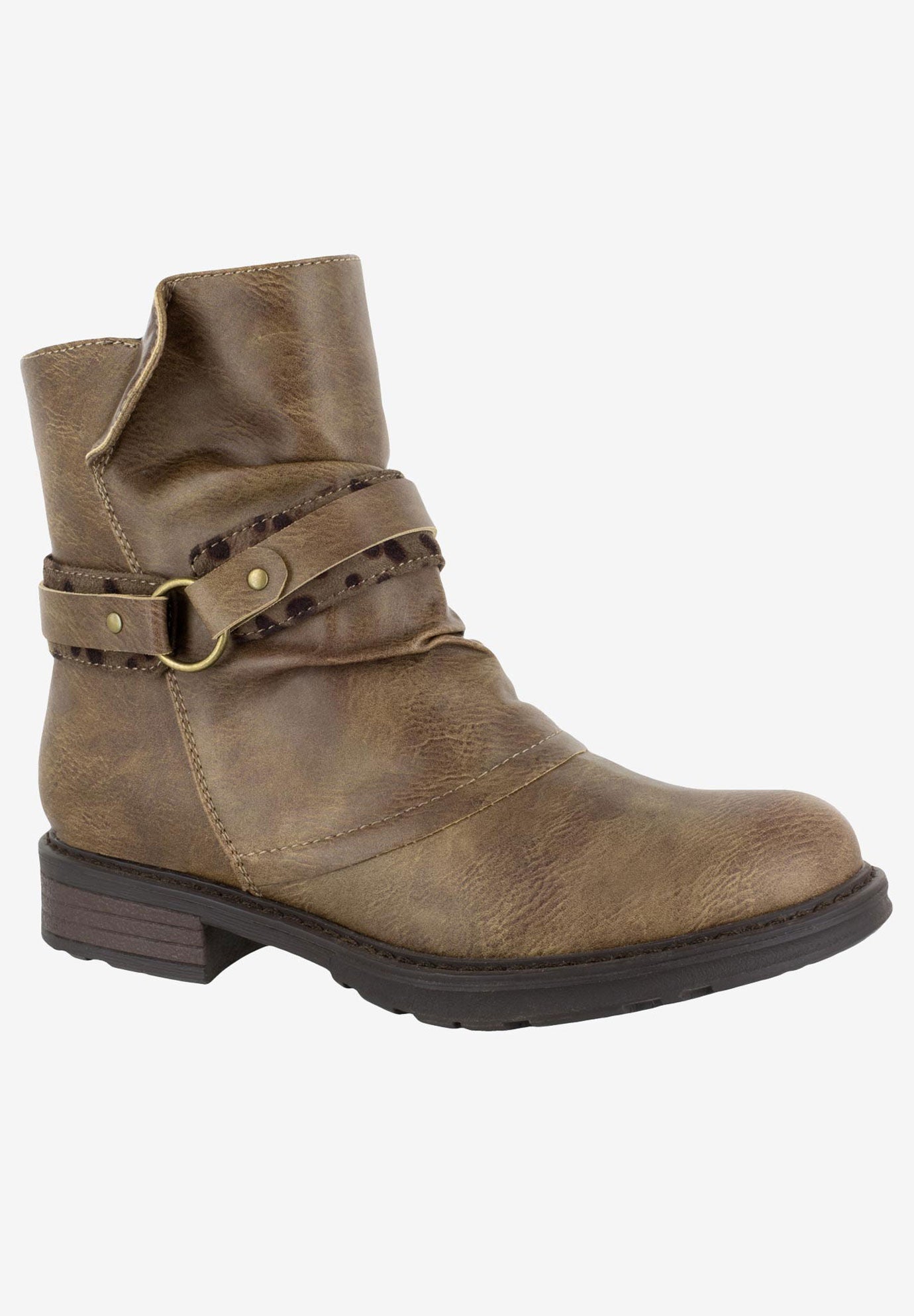 Logan Bootie by Easy Street&reg;, DARK TAUPE, hi-res image number 0