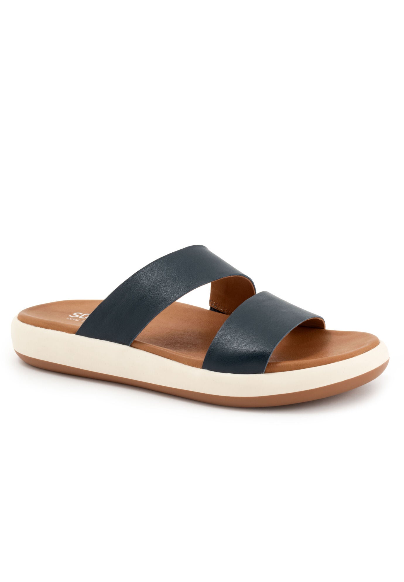 Jenna Slide Sandal, NAVY, hi-res image number 0