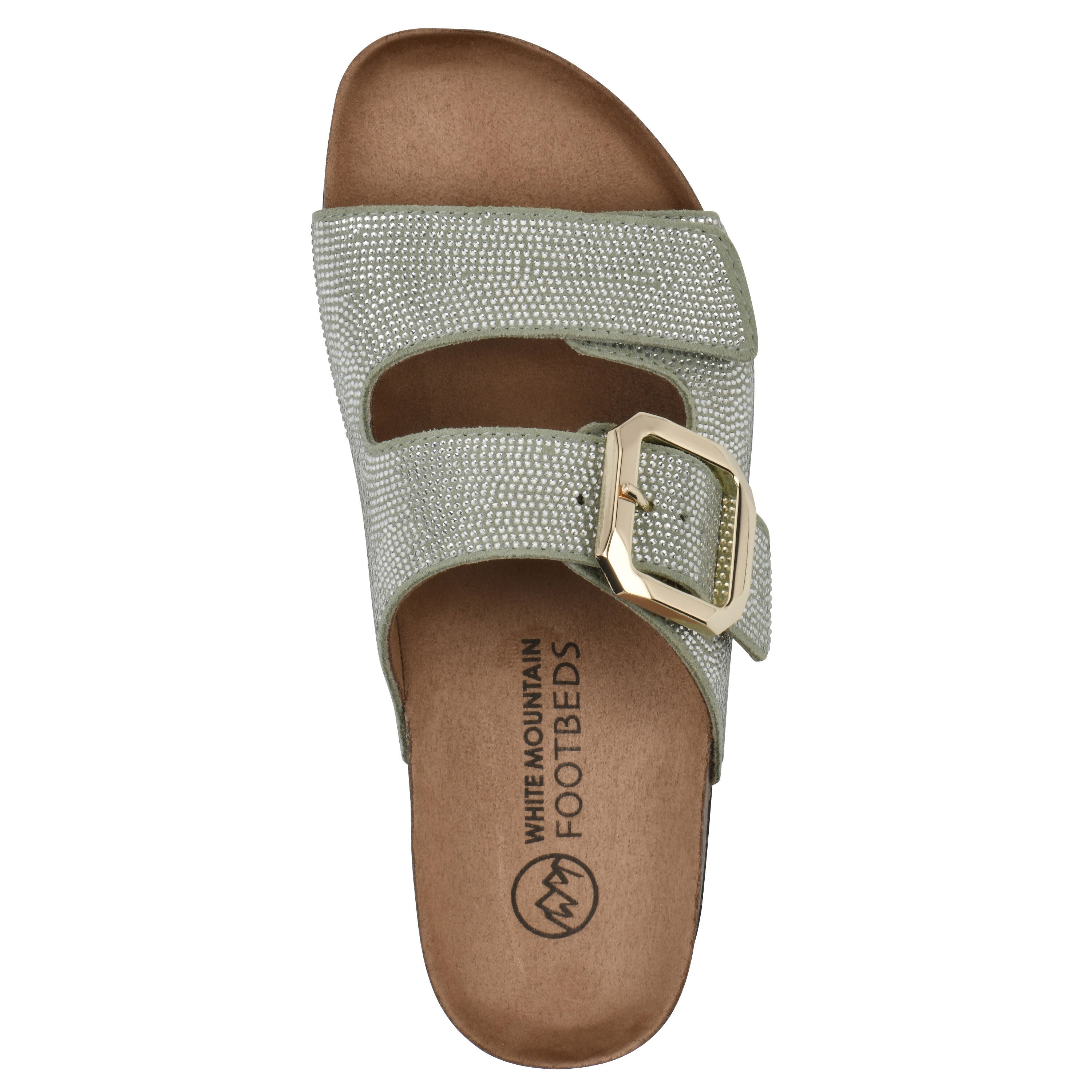 Granitas Footbeds Sandal, SAGE GREEN SUEDE, alternate image number 4