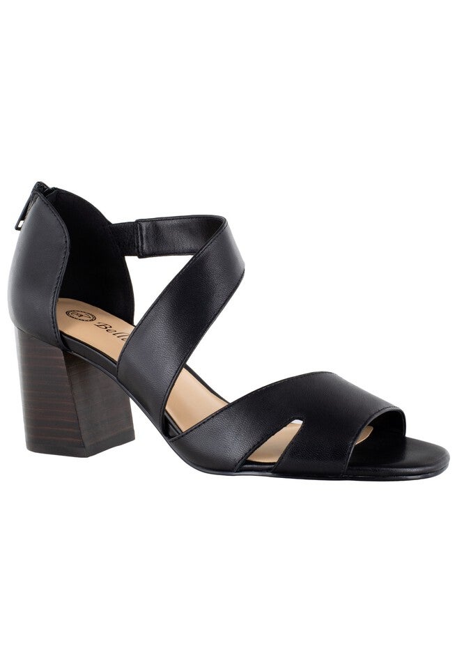 Korrine Sandal , BLACK LEATHER, hi-res image number 0