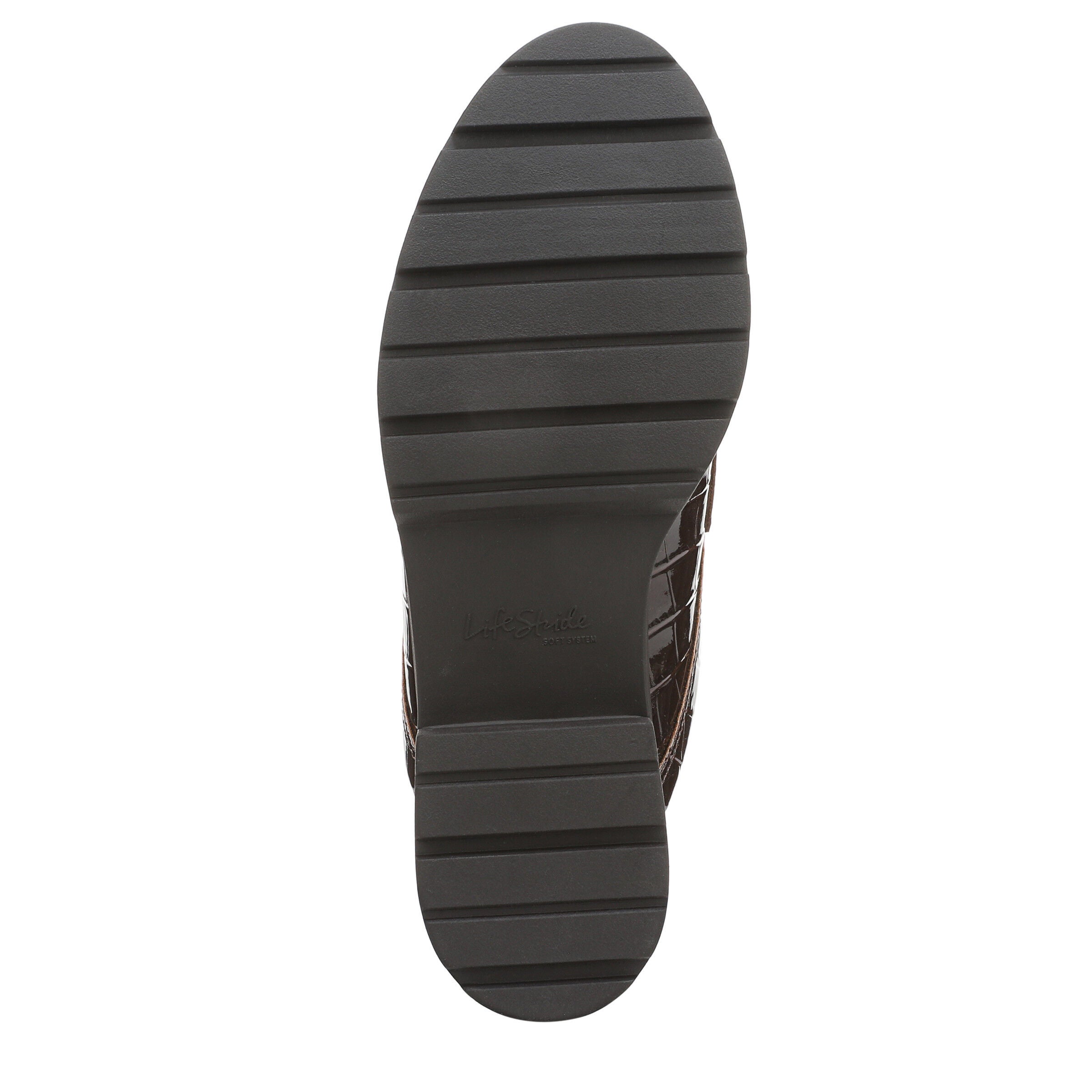 London Slip-On Mule Loafer, DARK BROWN CROC, alternate image number 7