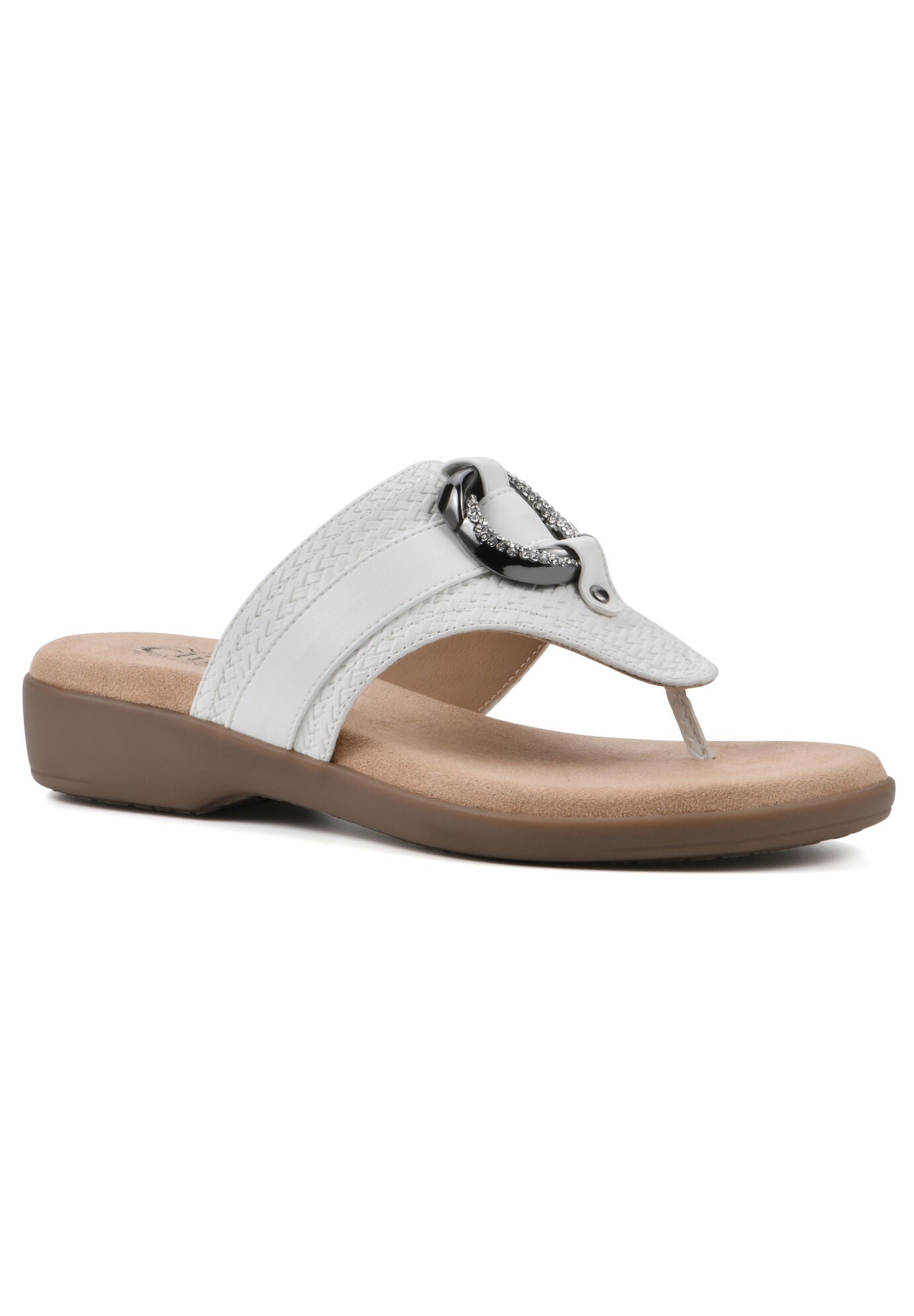 Benedict Sandals, WHITE WOVEN, hi-res image number 0