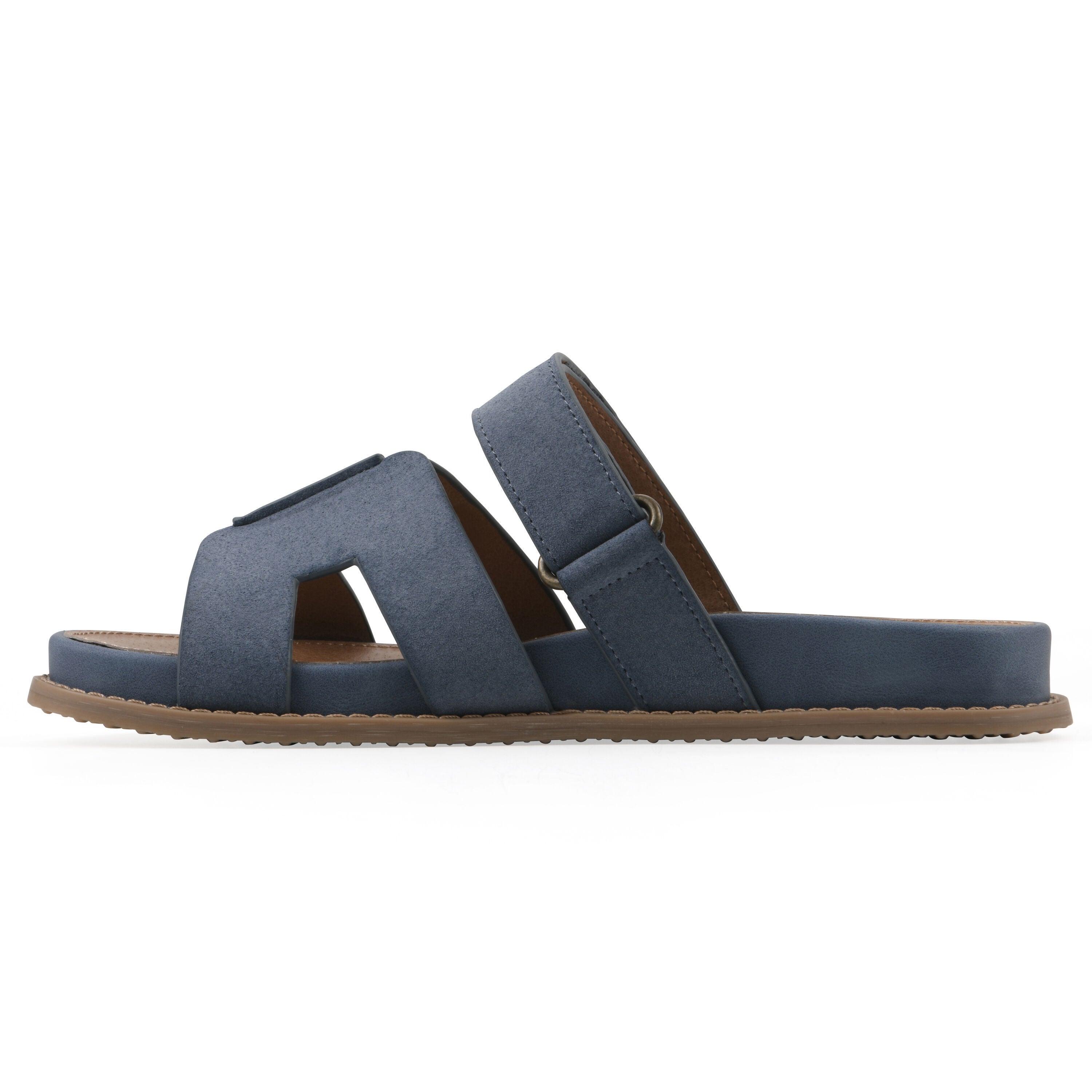 Mazi Slide Sandal, BLUE RASPBERRY, alternate image number 3