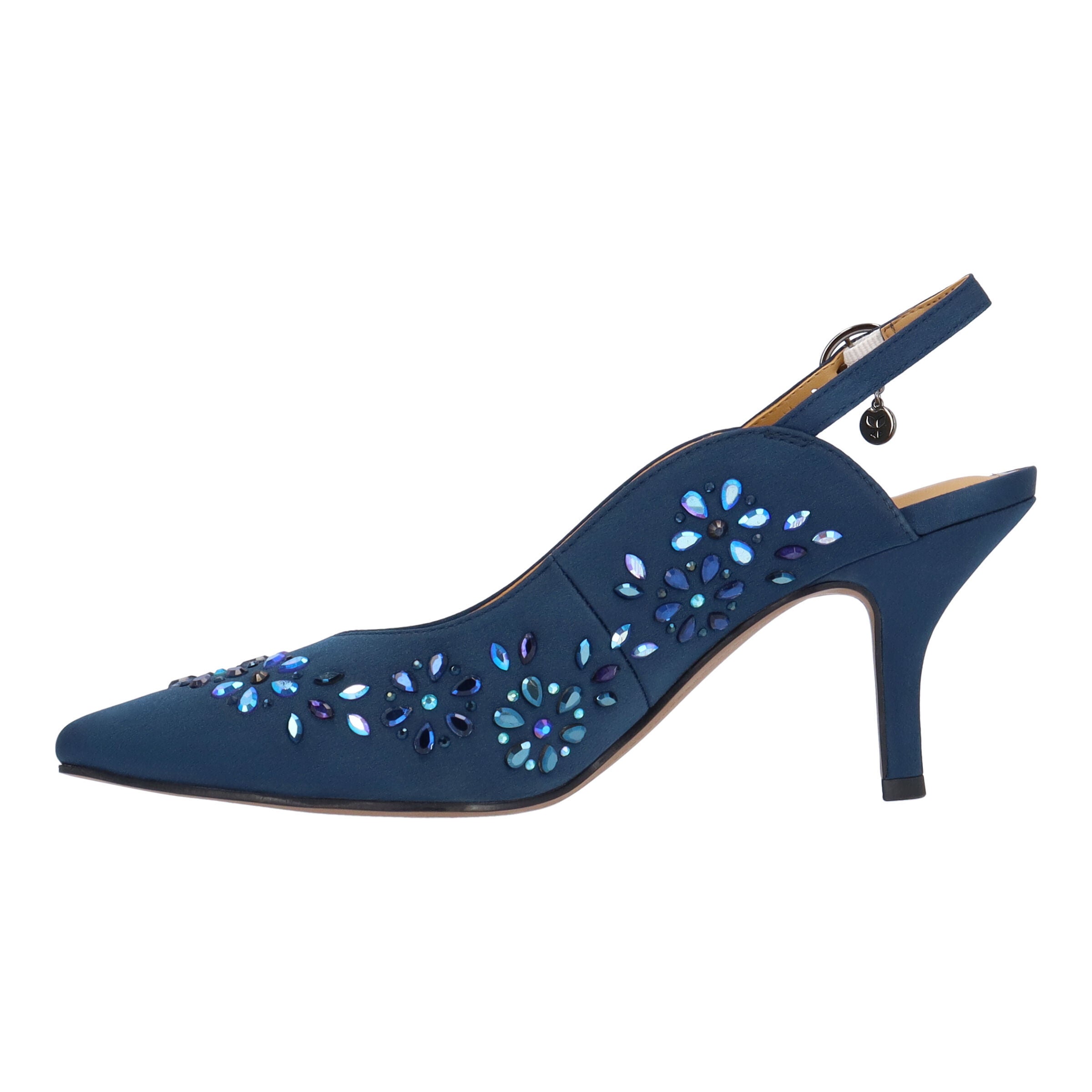 Solara Slingback Pump, NAVY, alternate image number 4