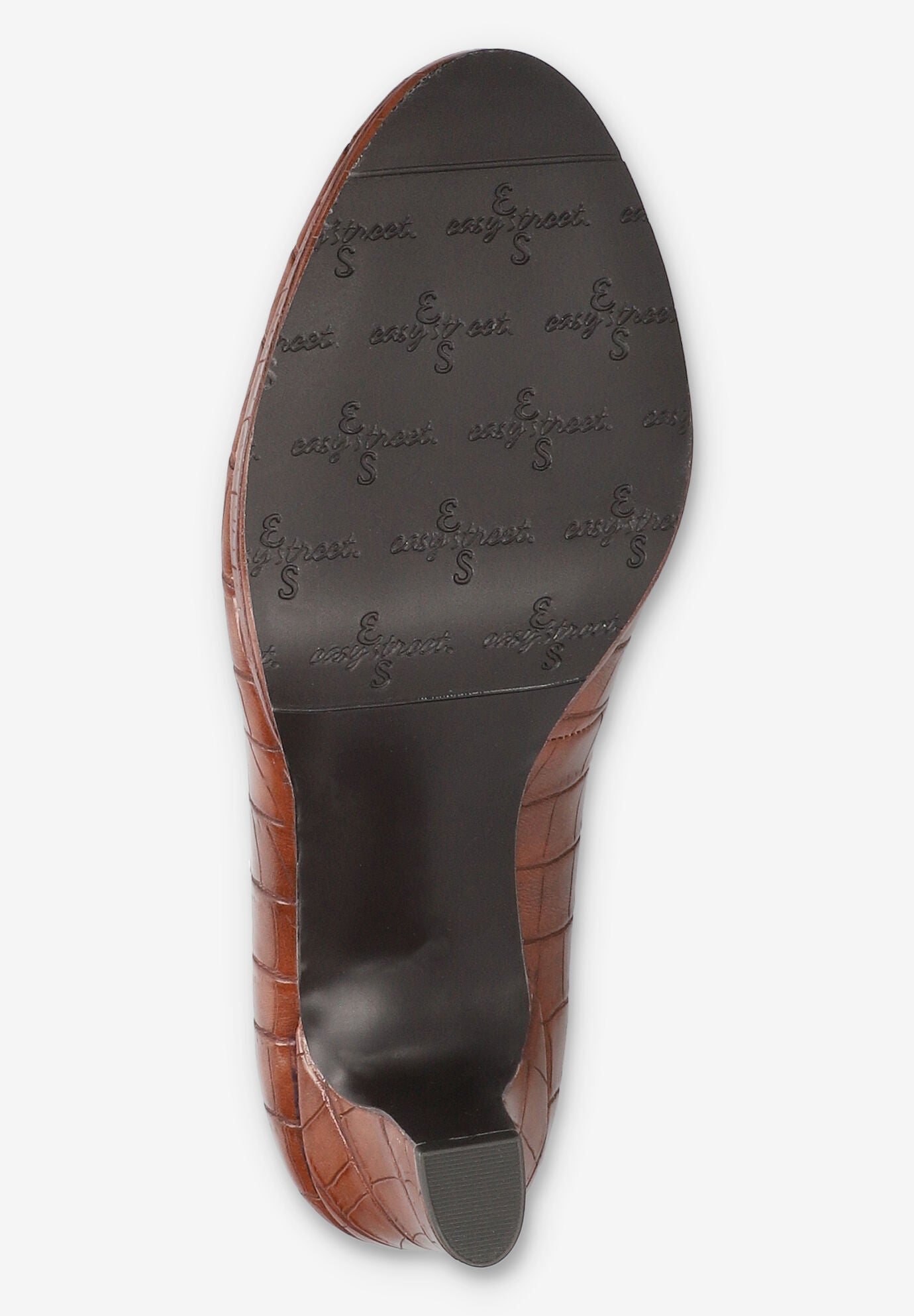 Equinox Platform Pump, TAN CROCO, alternate image number 5