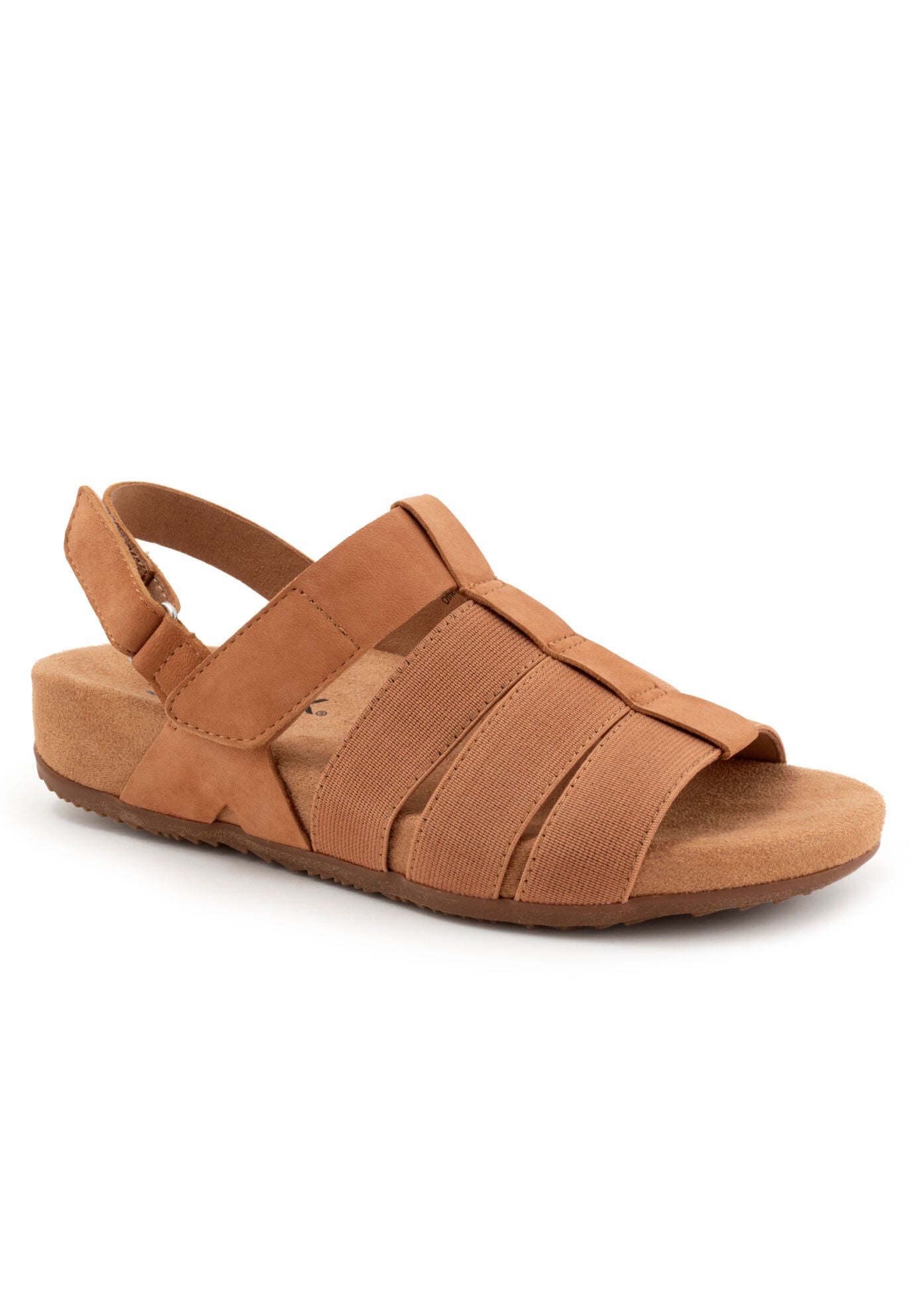 Burnaby Adjustable Strap Sandal, TAN NUBUCK, hi-res image number 0
