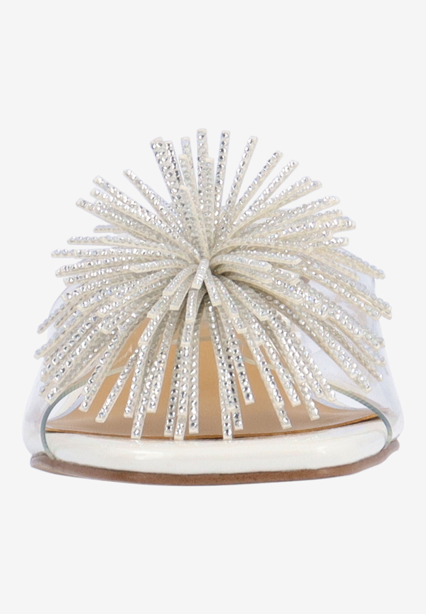 Ozara Slip-On Sandal, CLEAR WHITE, alternate image number 3