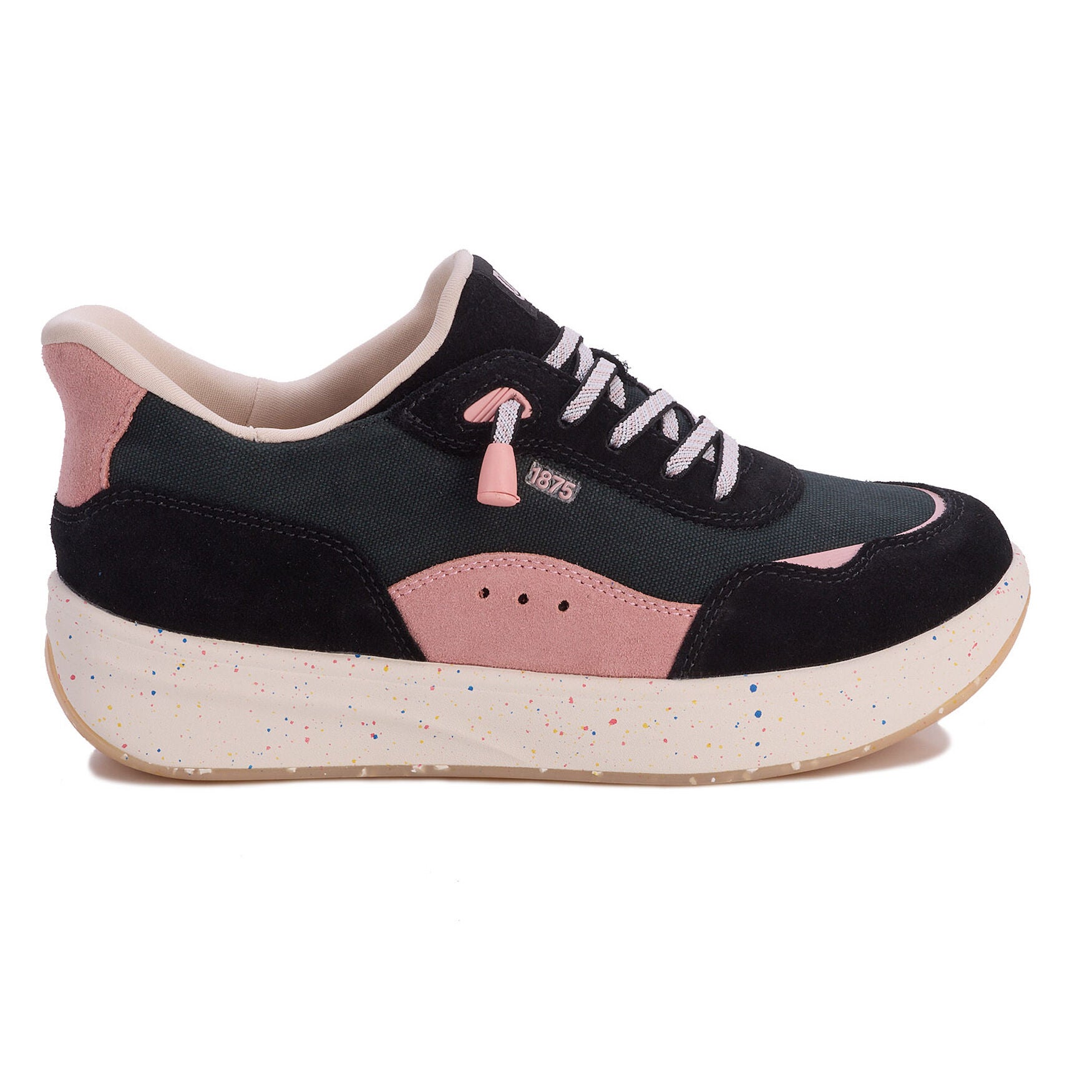 Hobby Casual Sneaker, BLACK AND TAN, alternate image number 2