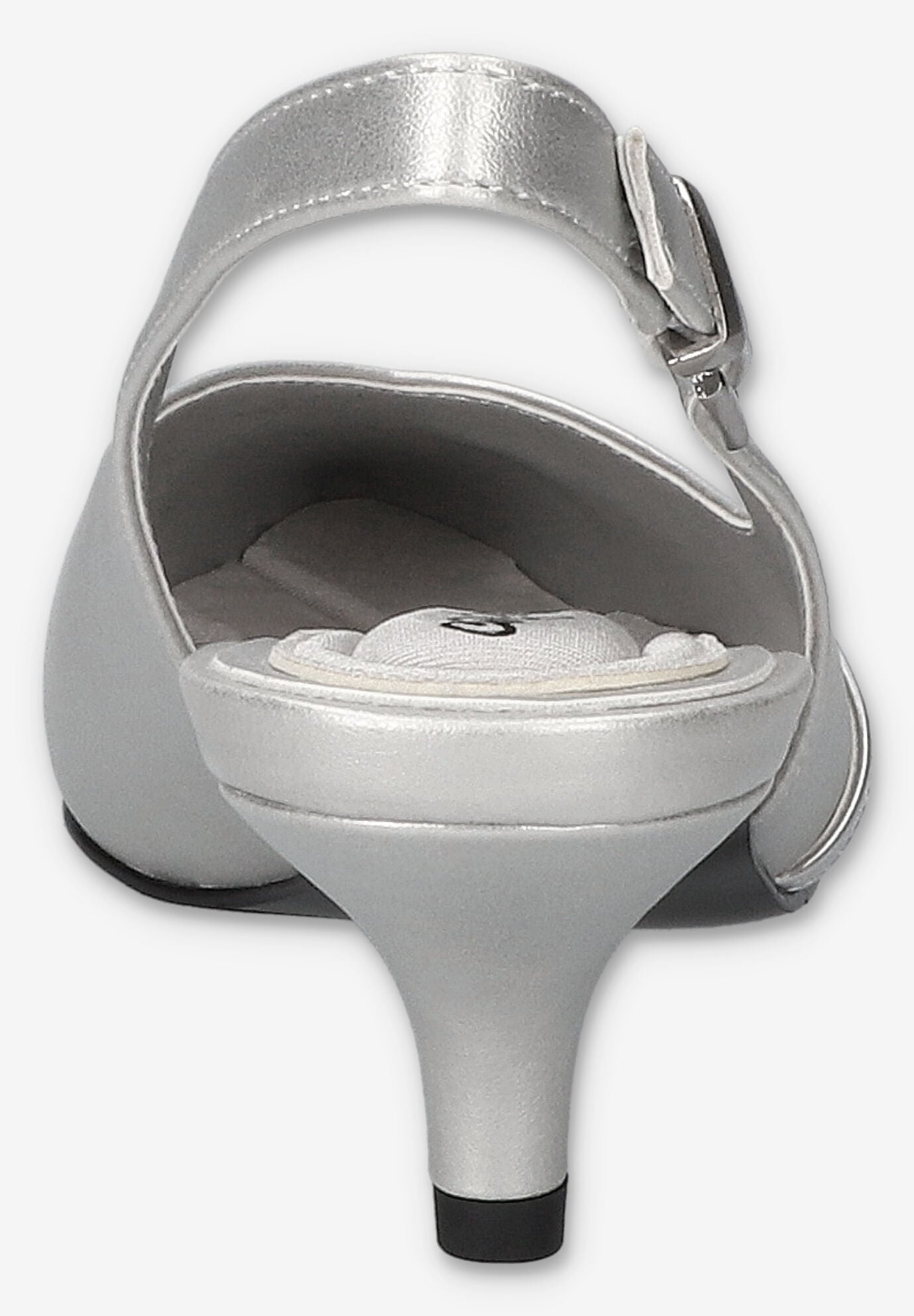 Feena Slingback Pump, SILVER, alternate image number 3