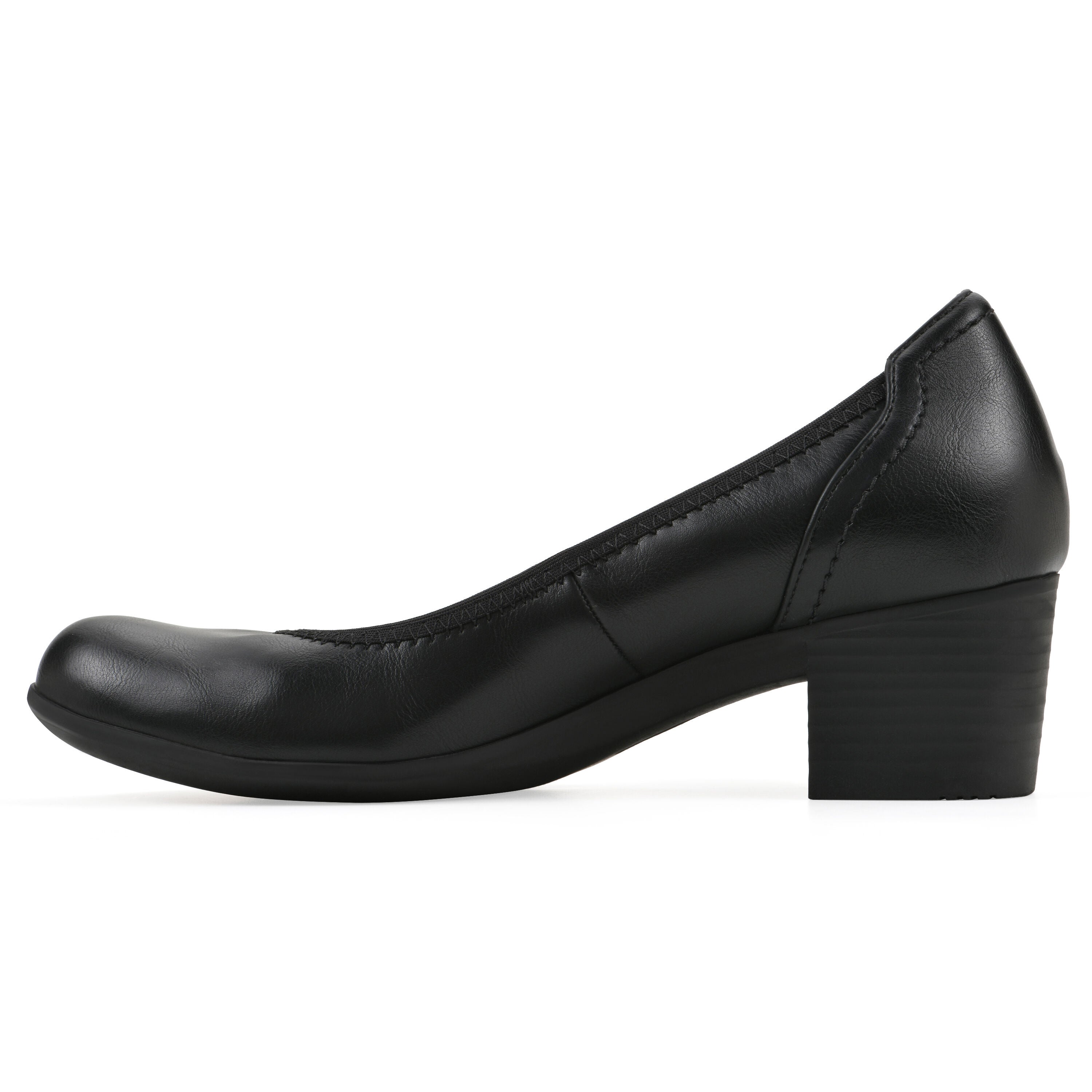 Tripton Block Heel Pump, BLACK, alternate image number 3