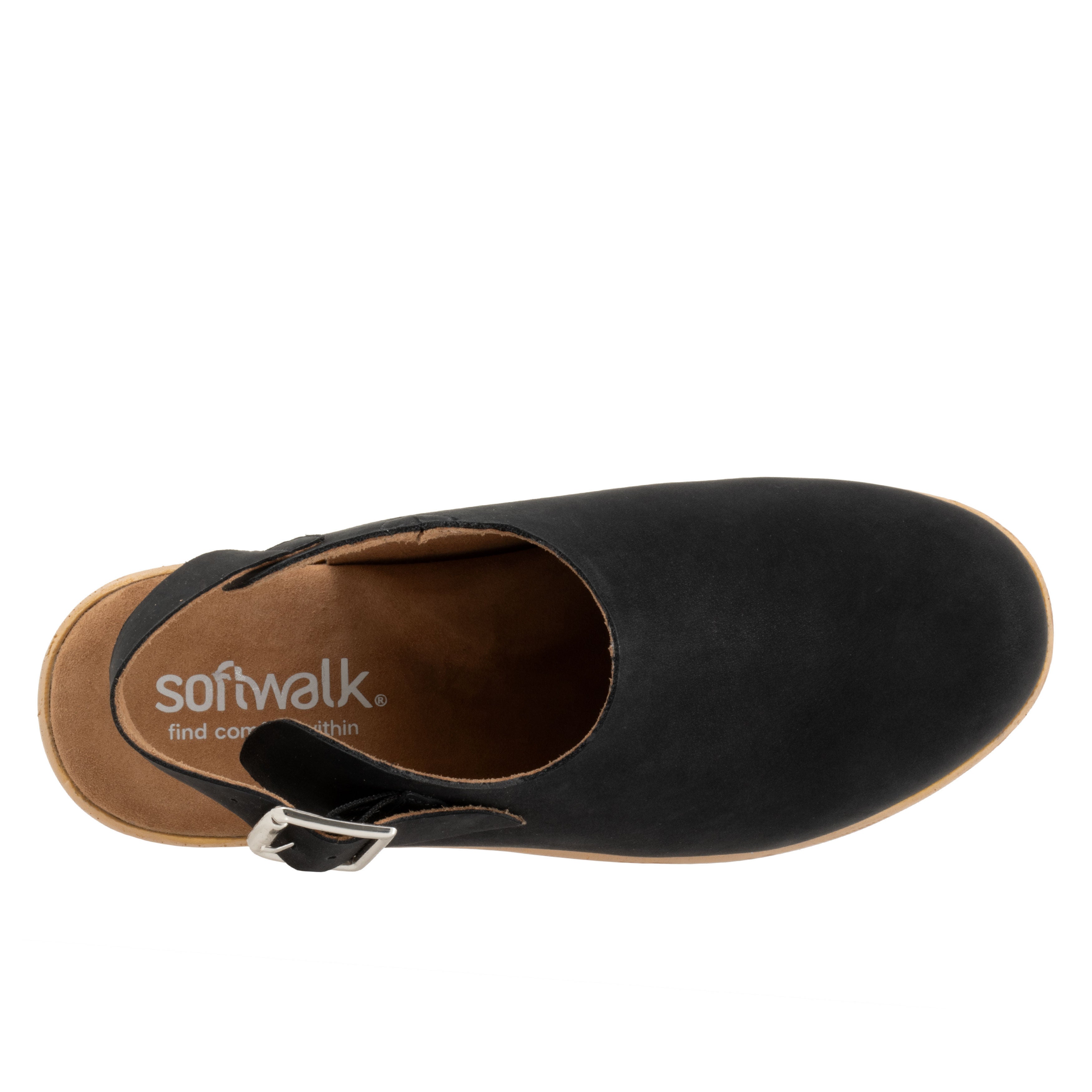 Fairbanks Clog, DARK BLACK NUBUCK, alternate image number 3