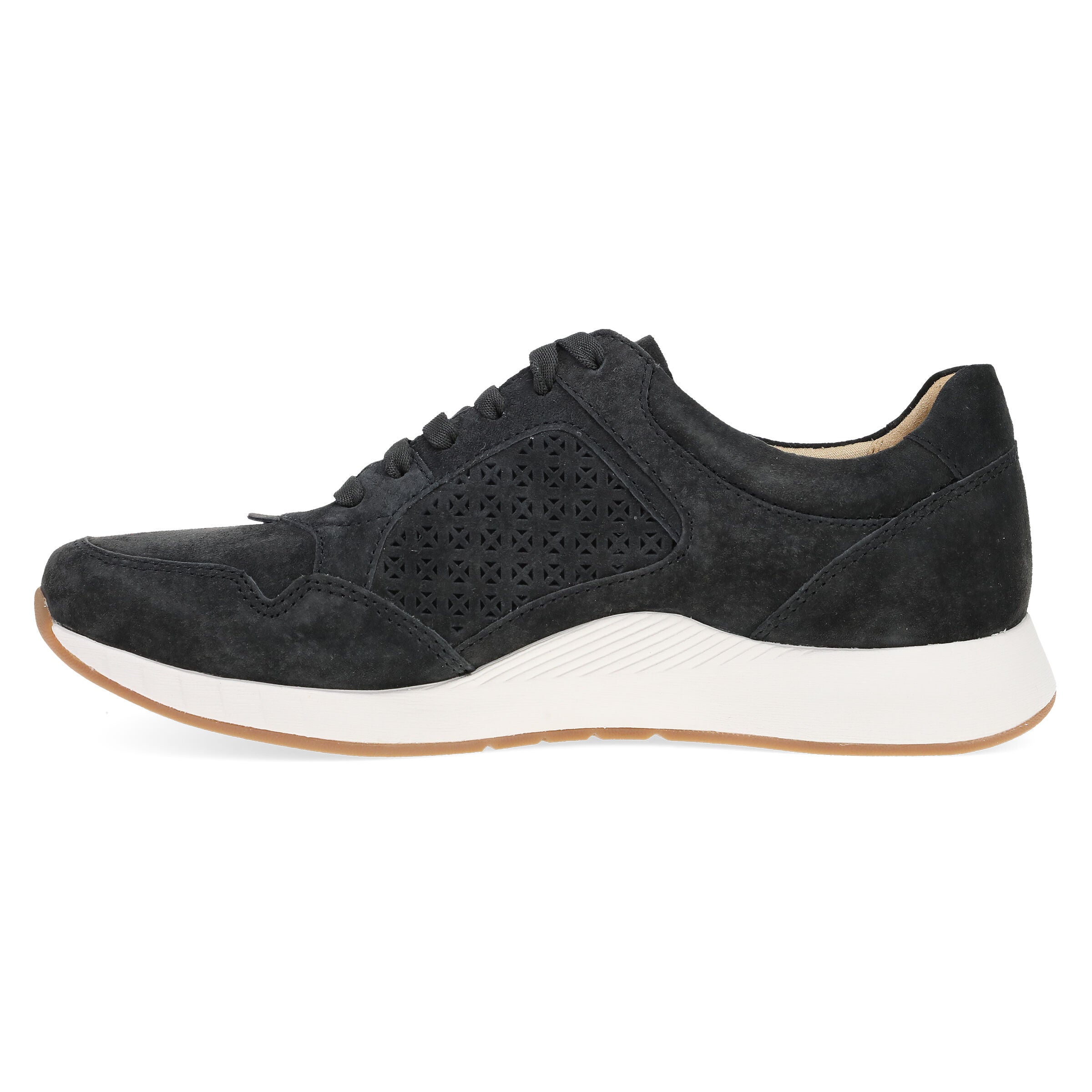 Catie Laceup Sneaker, BLACK, alternate image number 6