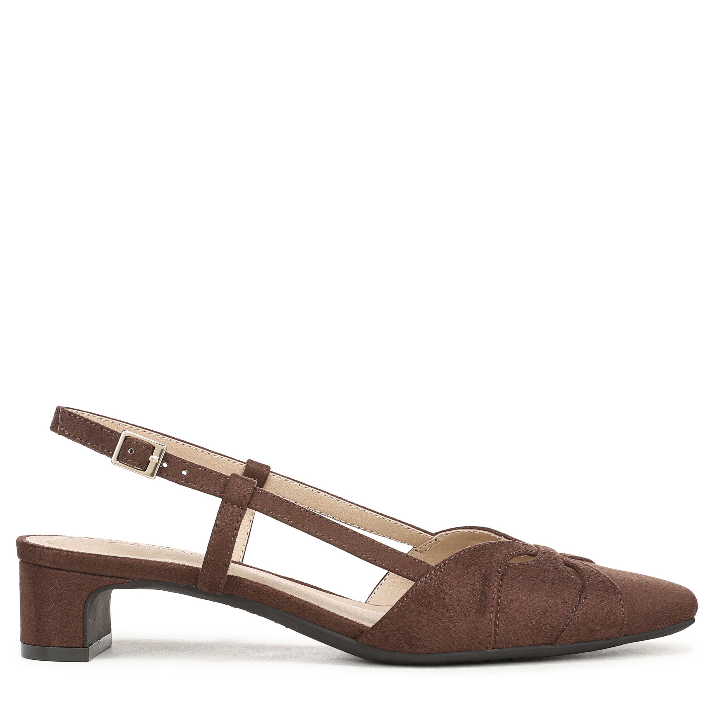 Landon Slingback Pump, CHOCOLATE BROWN, alternate image number 3