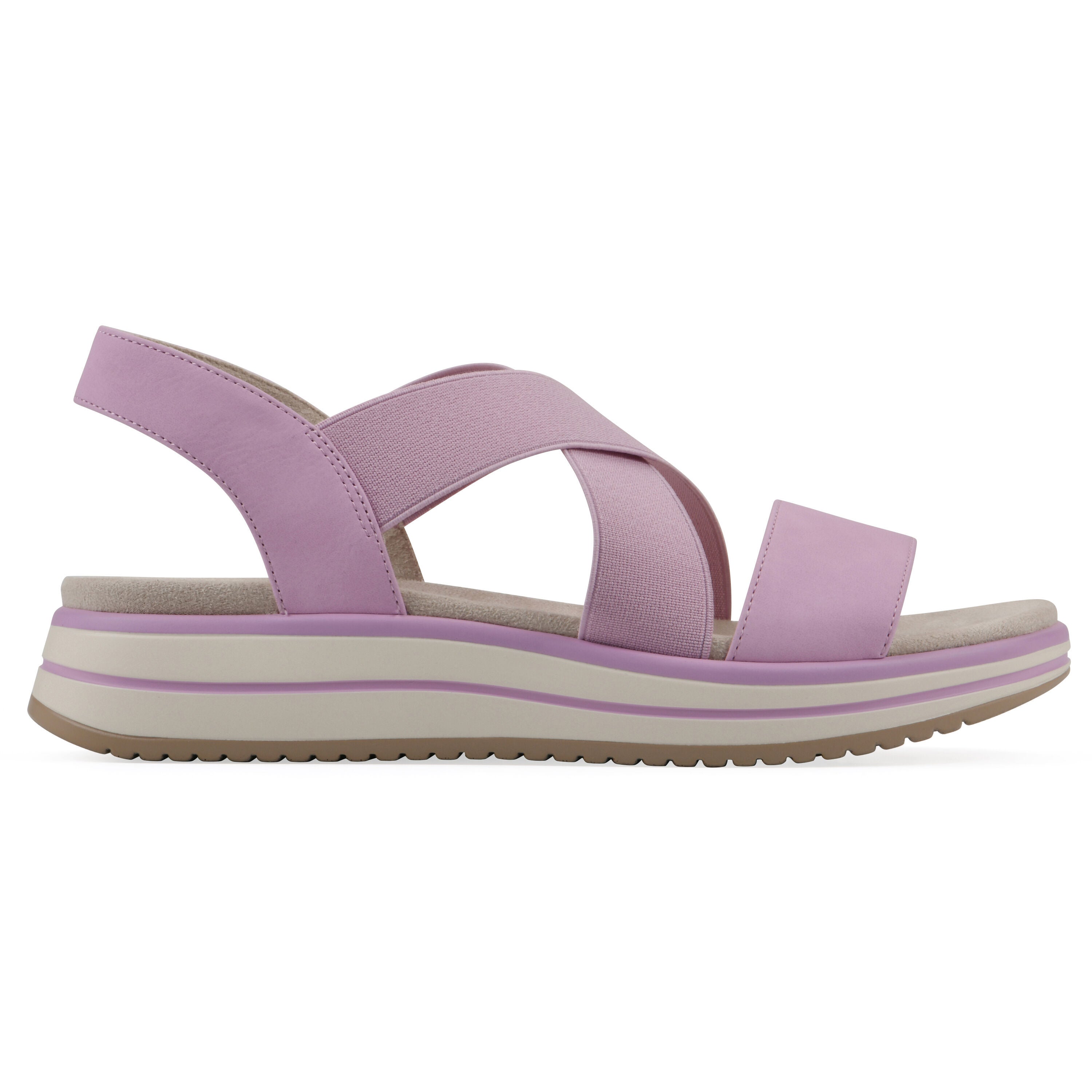 Hapley Athleisure Sandal, LIGHT PINK NUBUCK, alternate image number 2