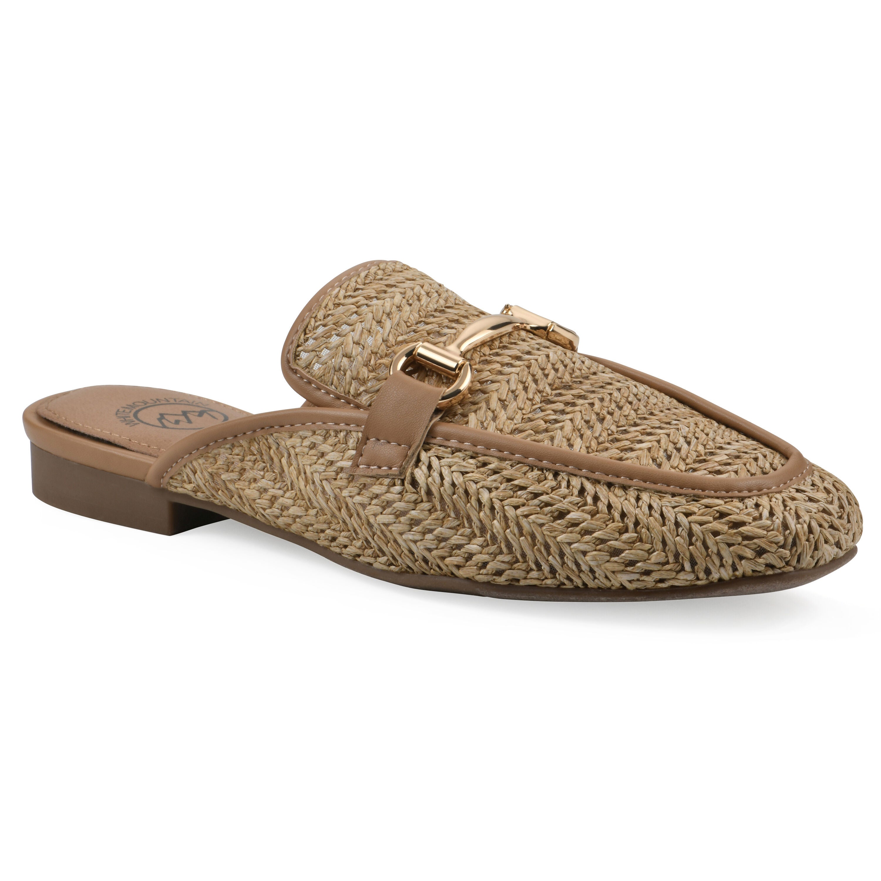 Bobbin Slip On Mule, DARK NATURAL SMOOTH, hi-res image number 0
