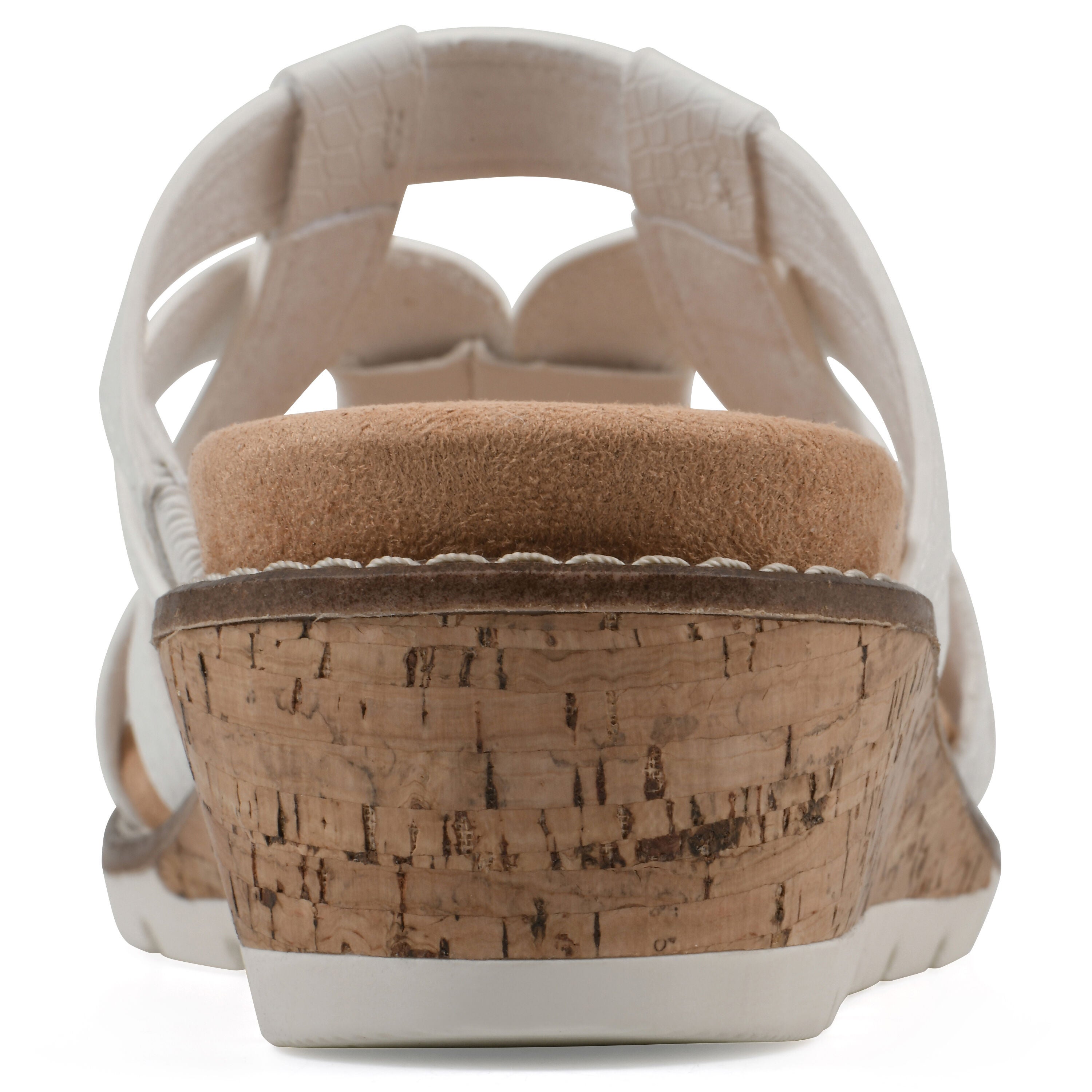 Tinisha Wedge Sandal, WHITE EMBOSSED, on-hover image number 1