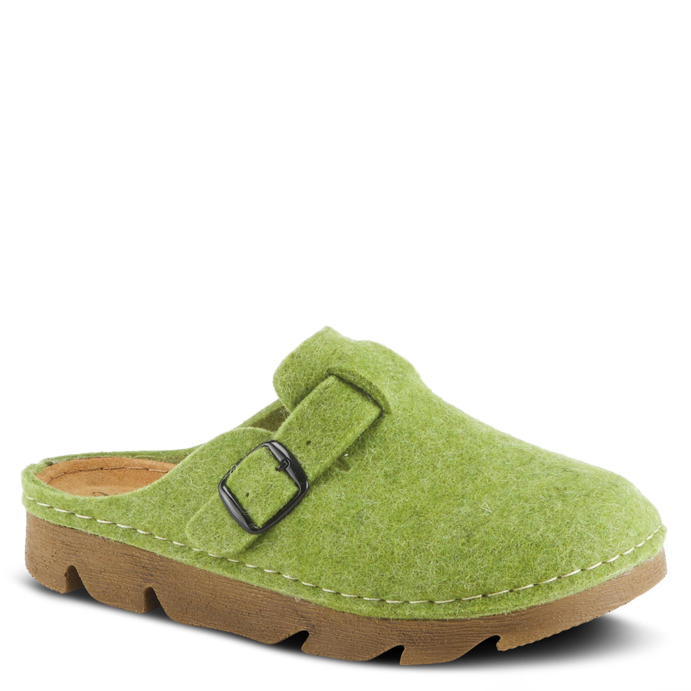Clogger Slippers, GREEN, hi-res image number 0