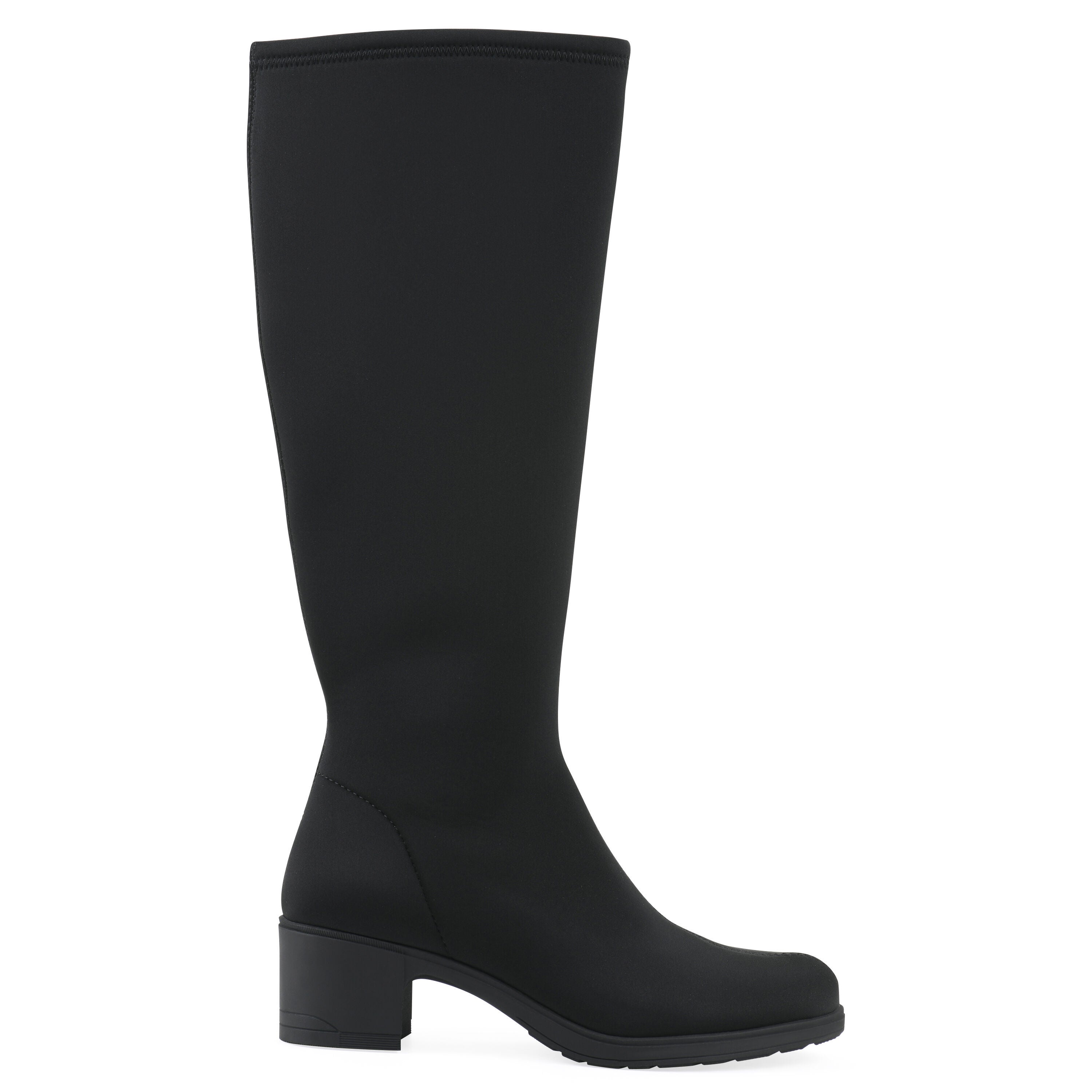 Humbert Tall Shaft Boot, BLACK FABRIC, alternate image number 2