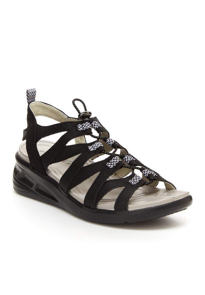 Prism Sandals , BLACK WHITE, hi-res image number null