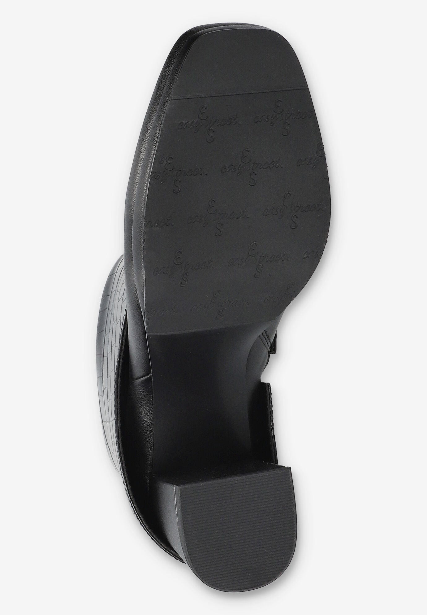 Sutton Sqaure Toe Ankle Boot, BLACK CROCO, alternate image number 5