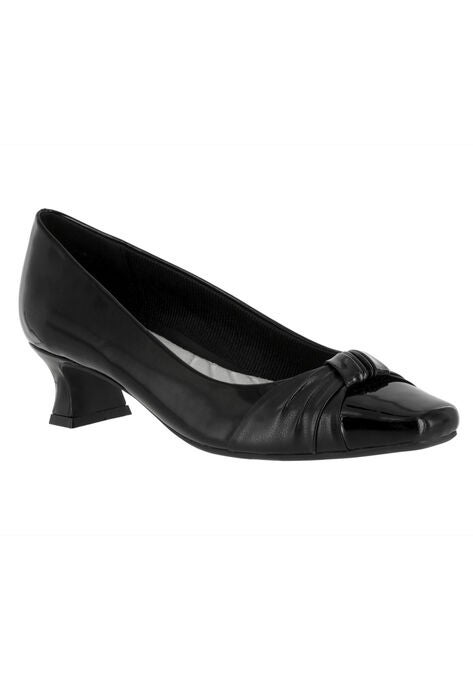 Waive Pump by Easy Street®, BLACK PATENT, hi-res image number null