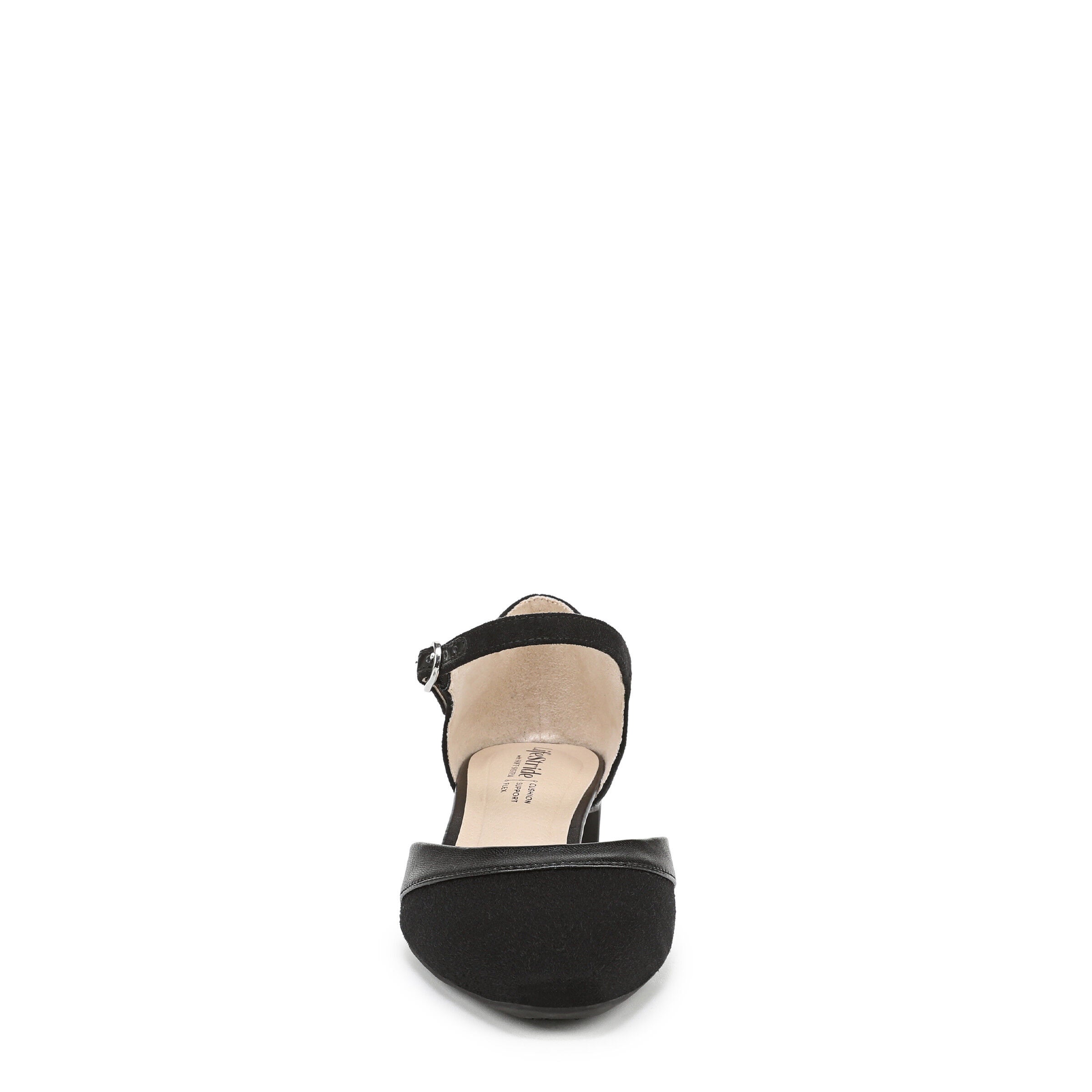 Leighton Pump, BLACK SUEDE, alternate image number 4