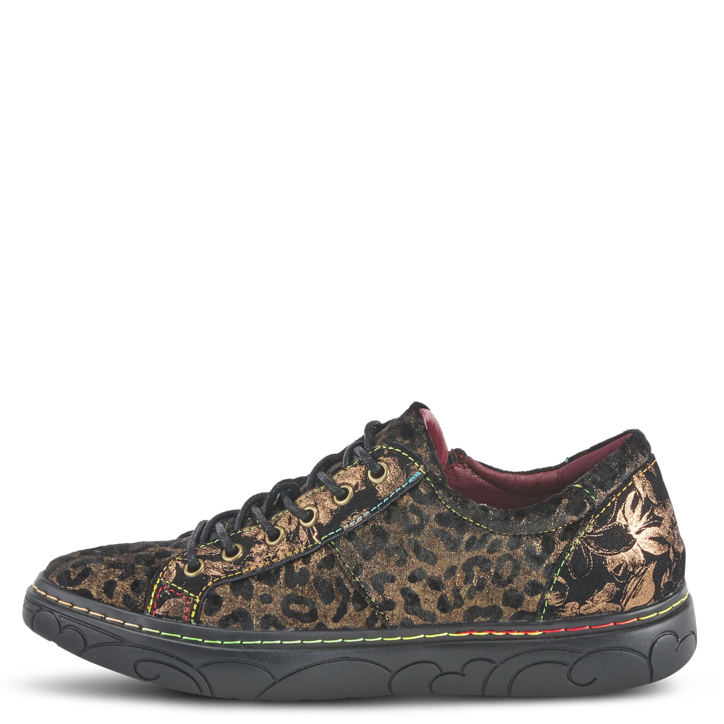 Danli-Cheeta Sneaker, BRONZE MULTI, alternate image number 2