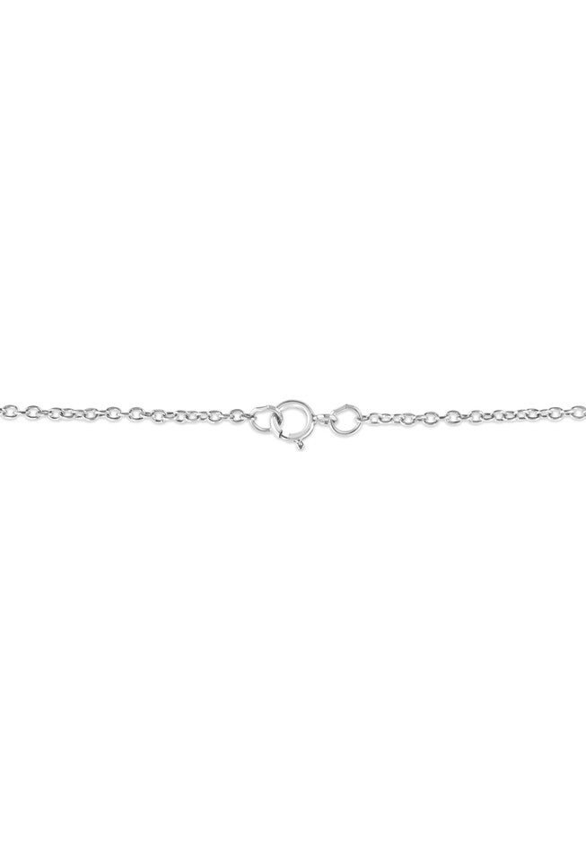 Sterling Silver Diamond Accent Cancer Zodiac Key Pendant Necklace, , alternate image number null