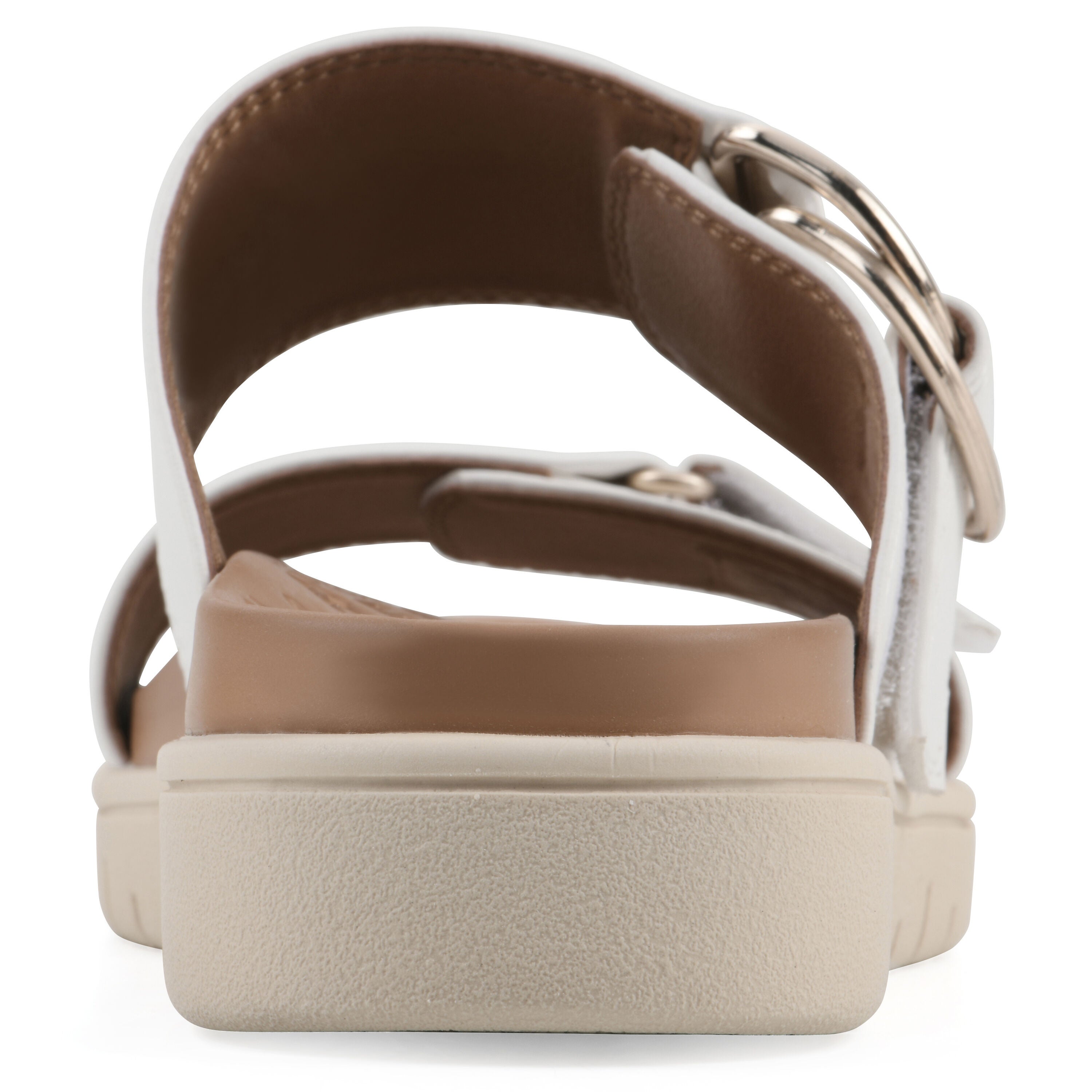 Namaste FOM Recovery Slide Sandal, WHITE SMOOTH, on-hover image number 1