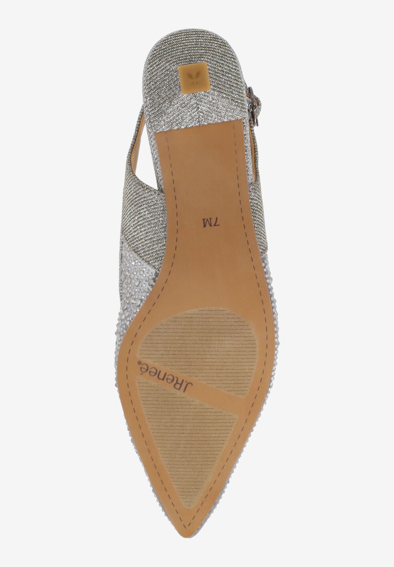 Aleksa Slingback Pump, PEWTER, alternate image number 6