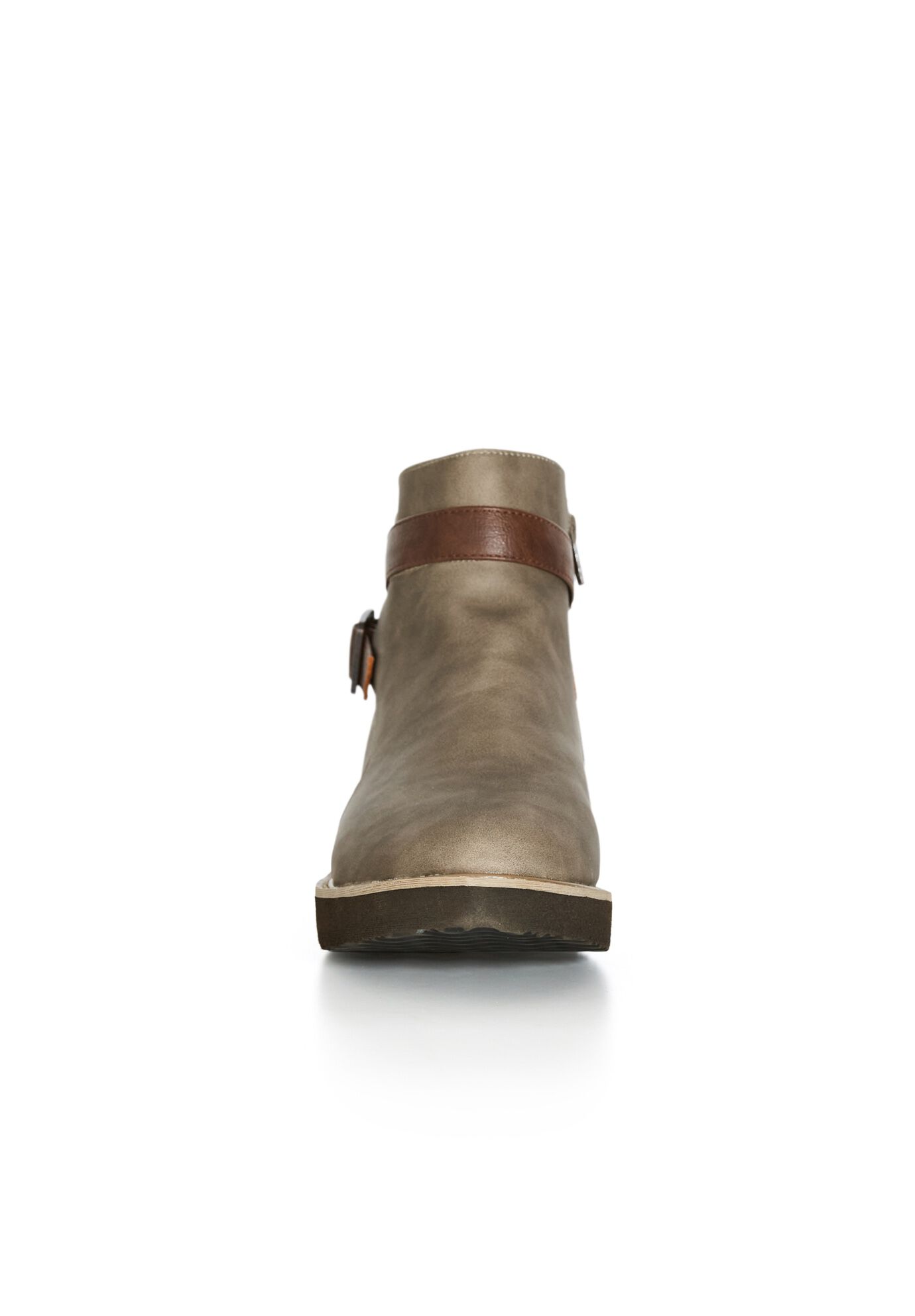 Valentina Wide Width Ankle Boot, GREY, alternate image number 4